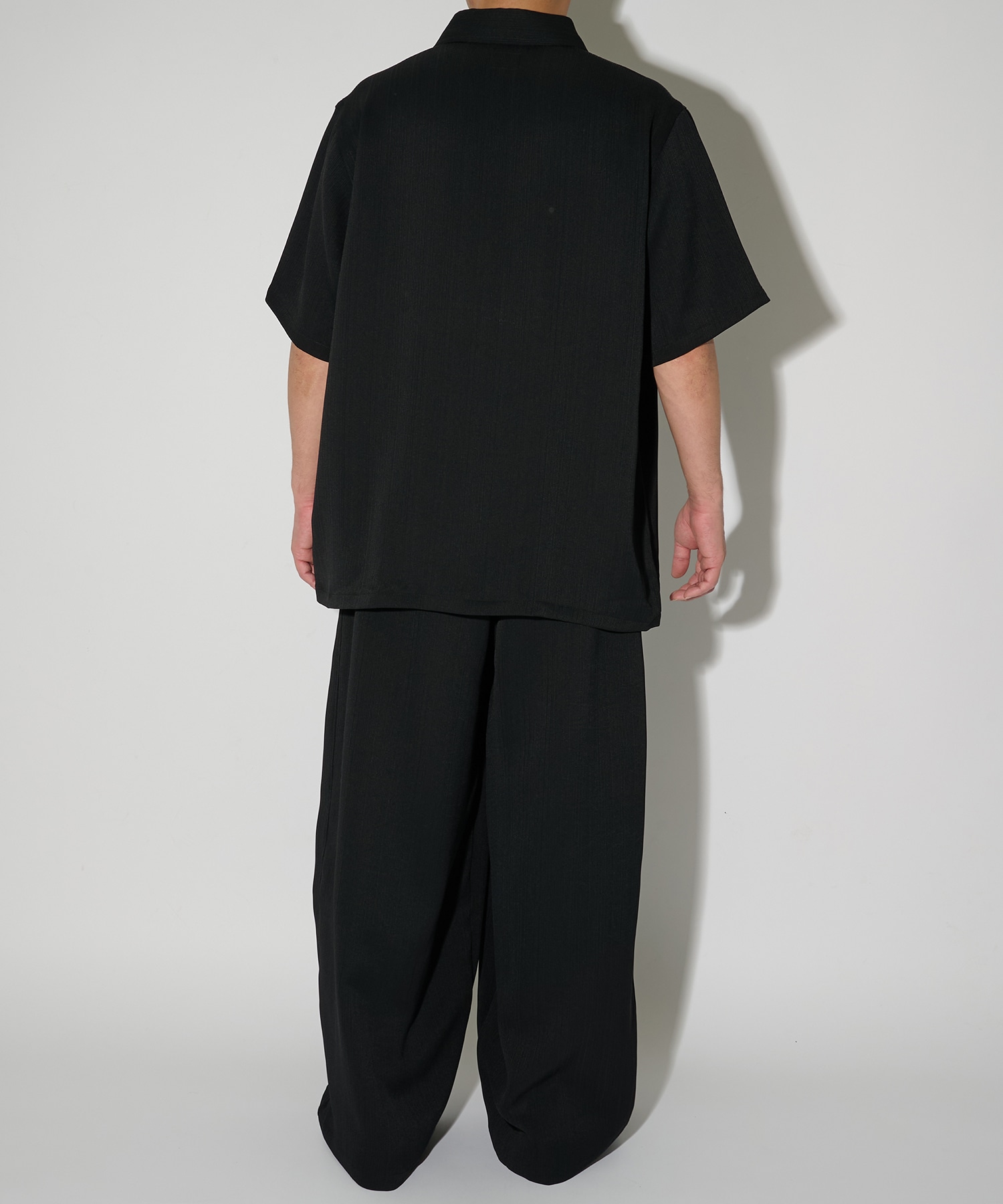 別注 Papillon Emb. S/S Shirt - Art Pique Pleats NEEDLES