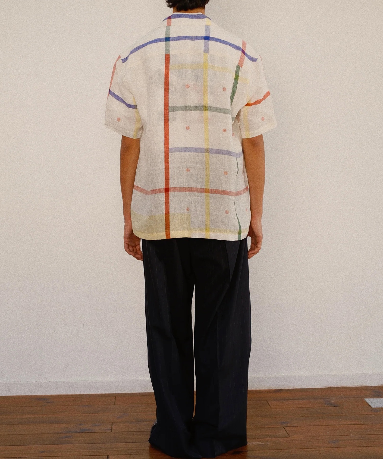 Embroidered Jamdani Shirt KHOKI