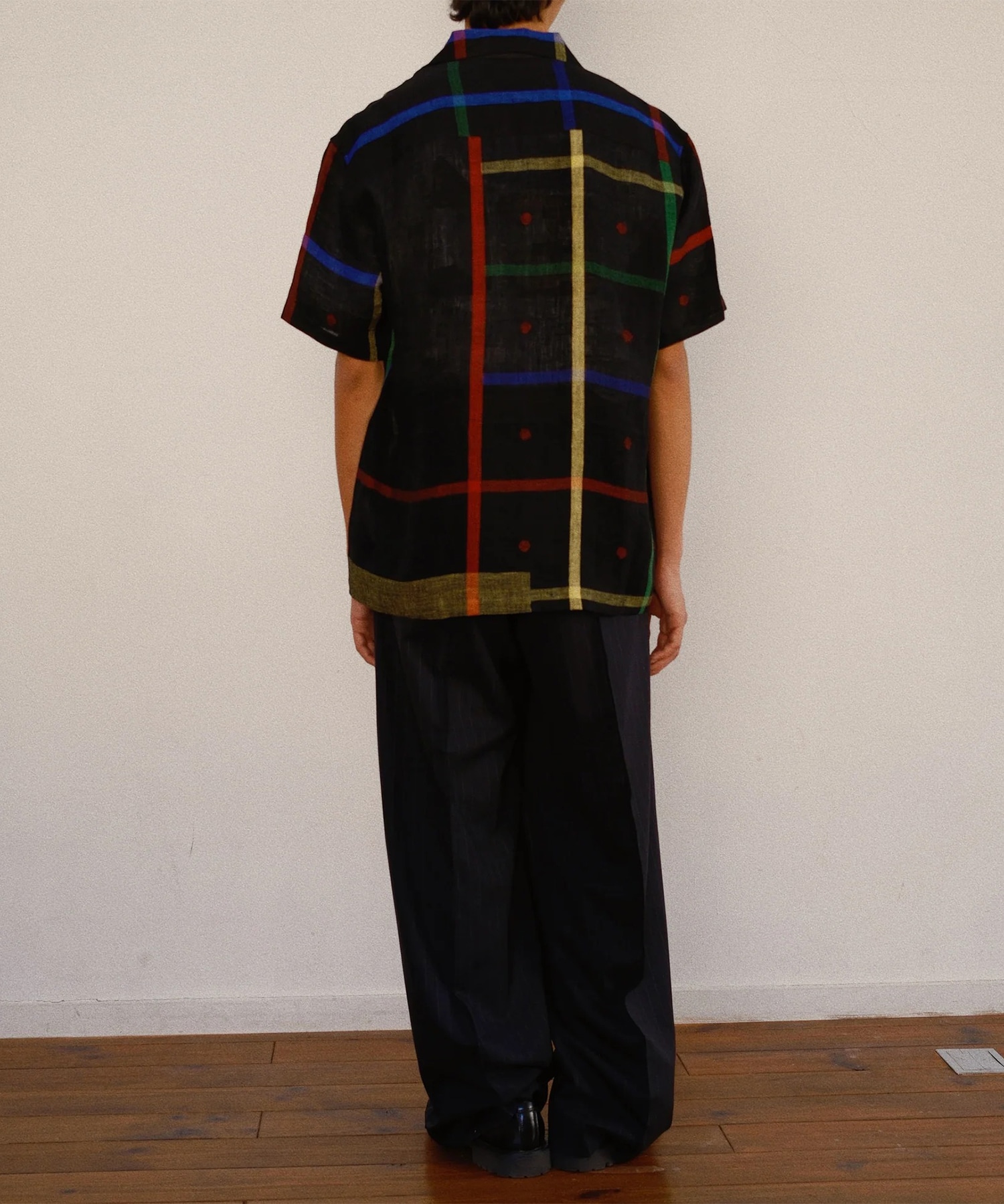 Embroidered Jamdani Shirt KHOKI