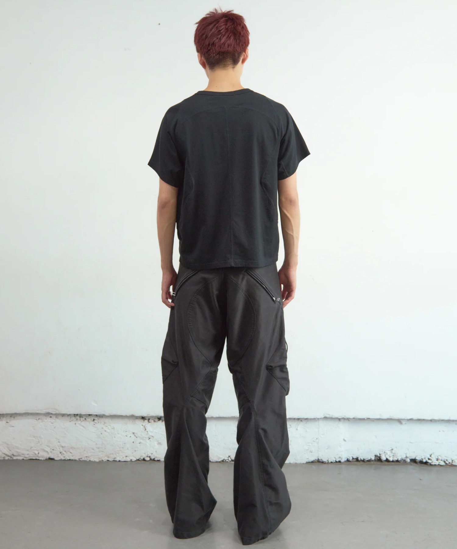 PANELLED HALF SLEEVE T-SHIRT NVRFRGT