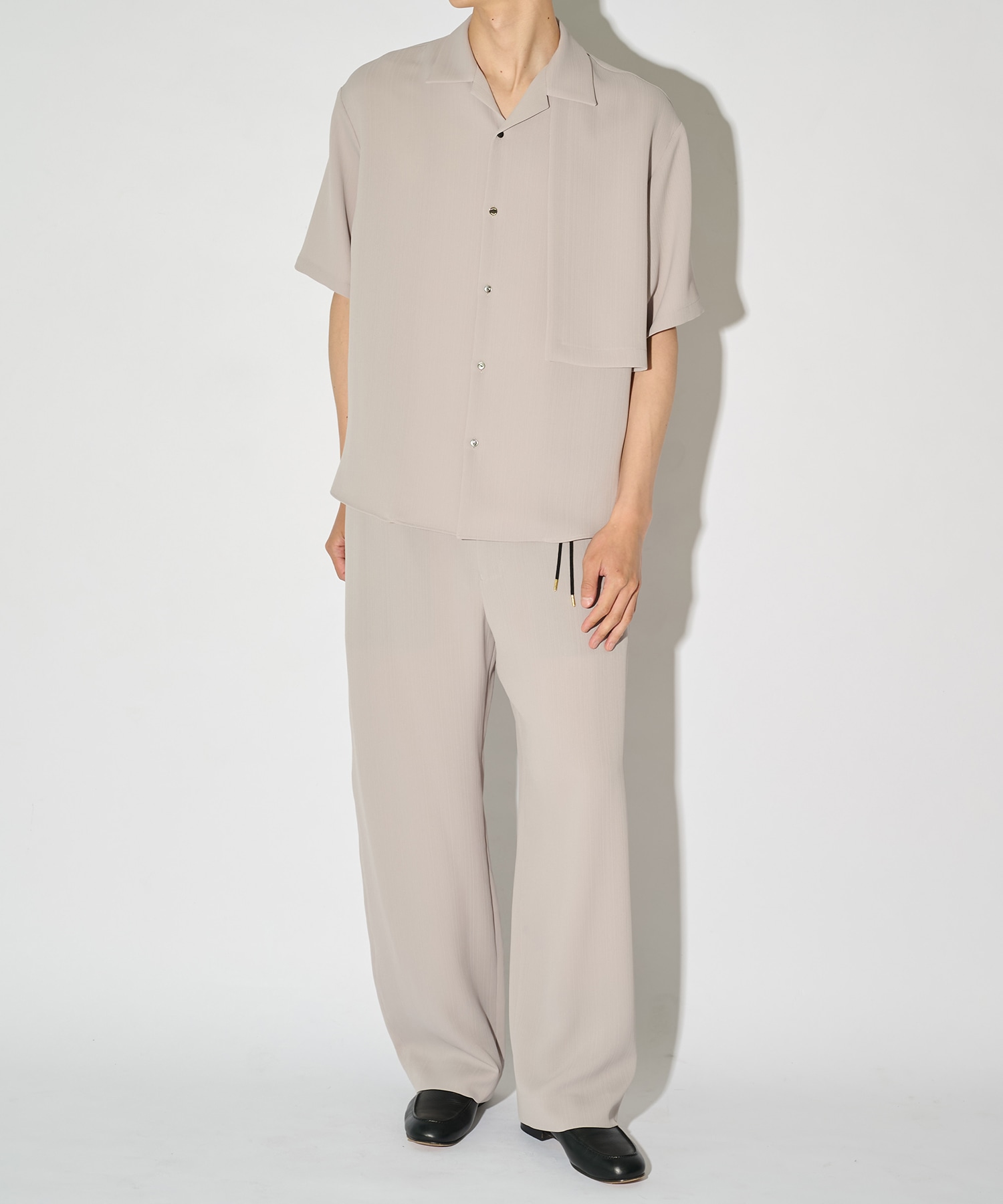 別注 Cord pique Drawstring Relaxed Pants CULLNI