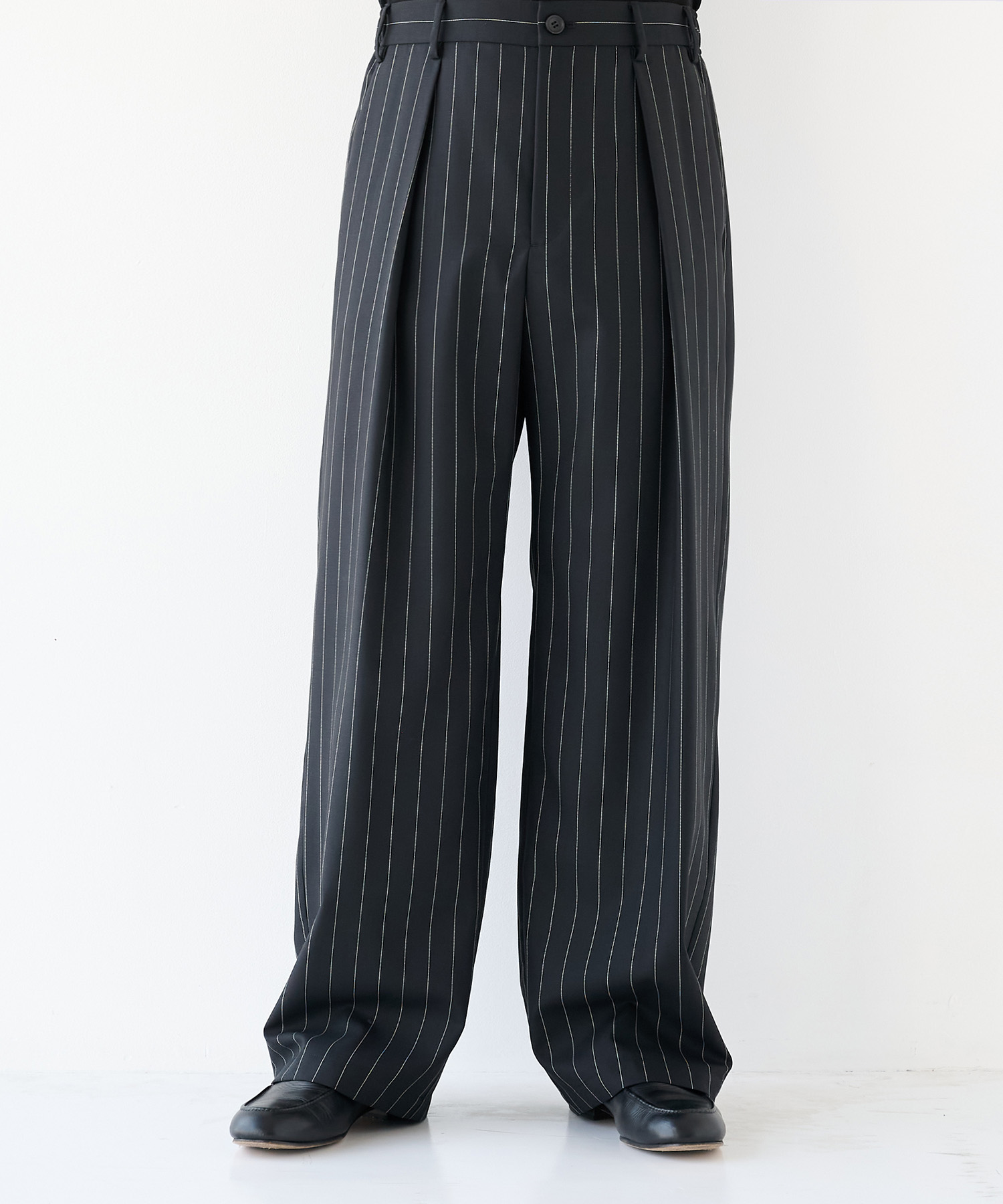 Non-Mulesed Summer Wool Slacks STUDIOUS