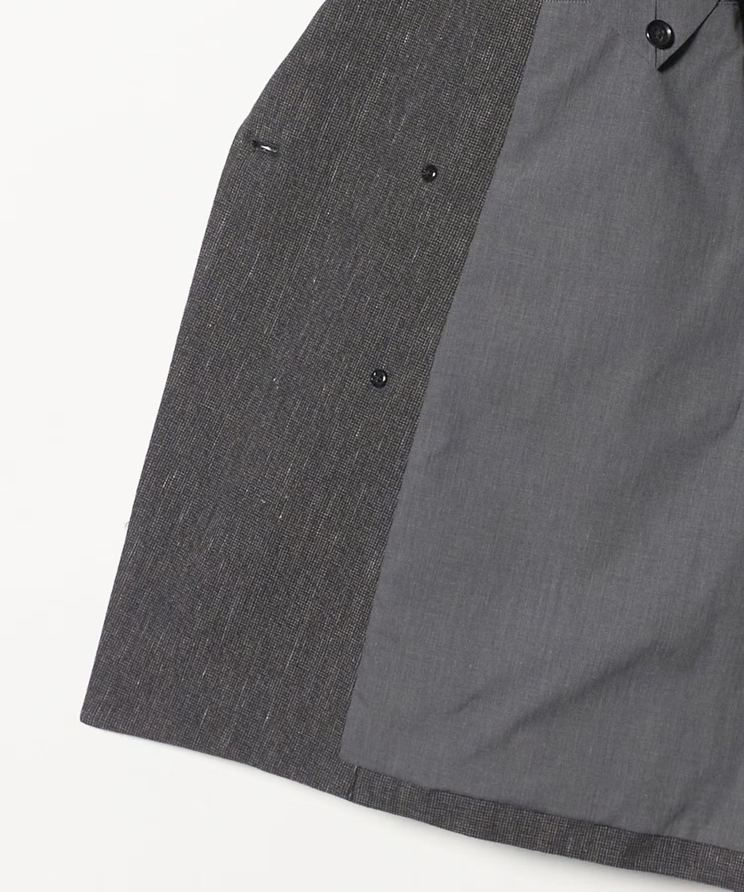 Cotton Mix Nep Double-Breasted Jacket blurhms