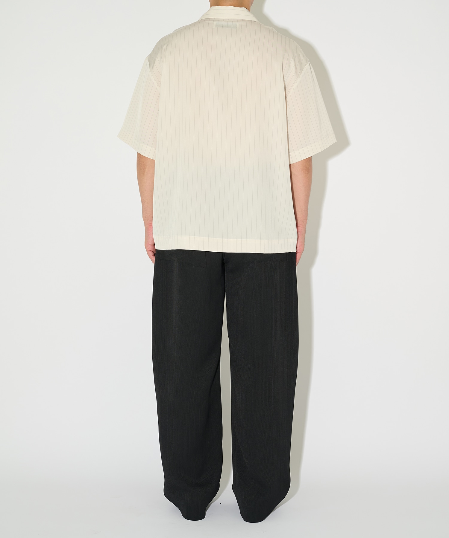 別注 Open Collar Short Sleeve Shirt CULLNI