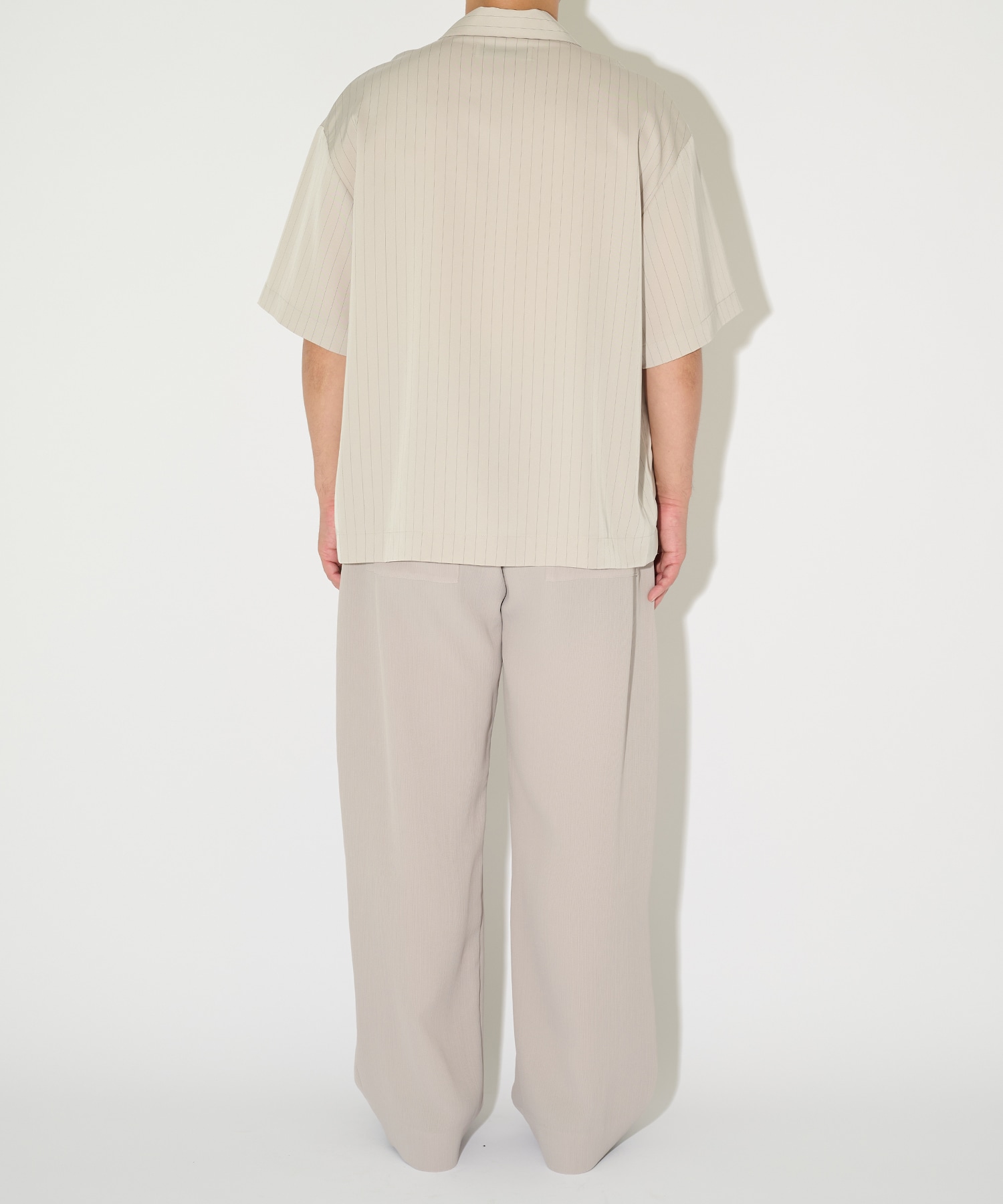 別注 Open Collar Short Sleeve Shirt CULLNI