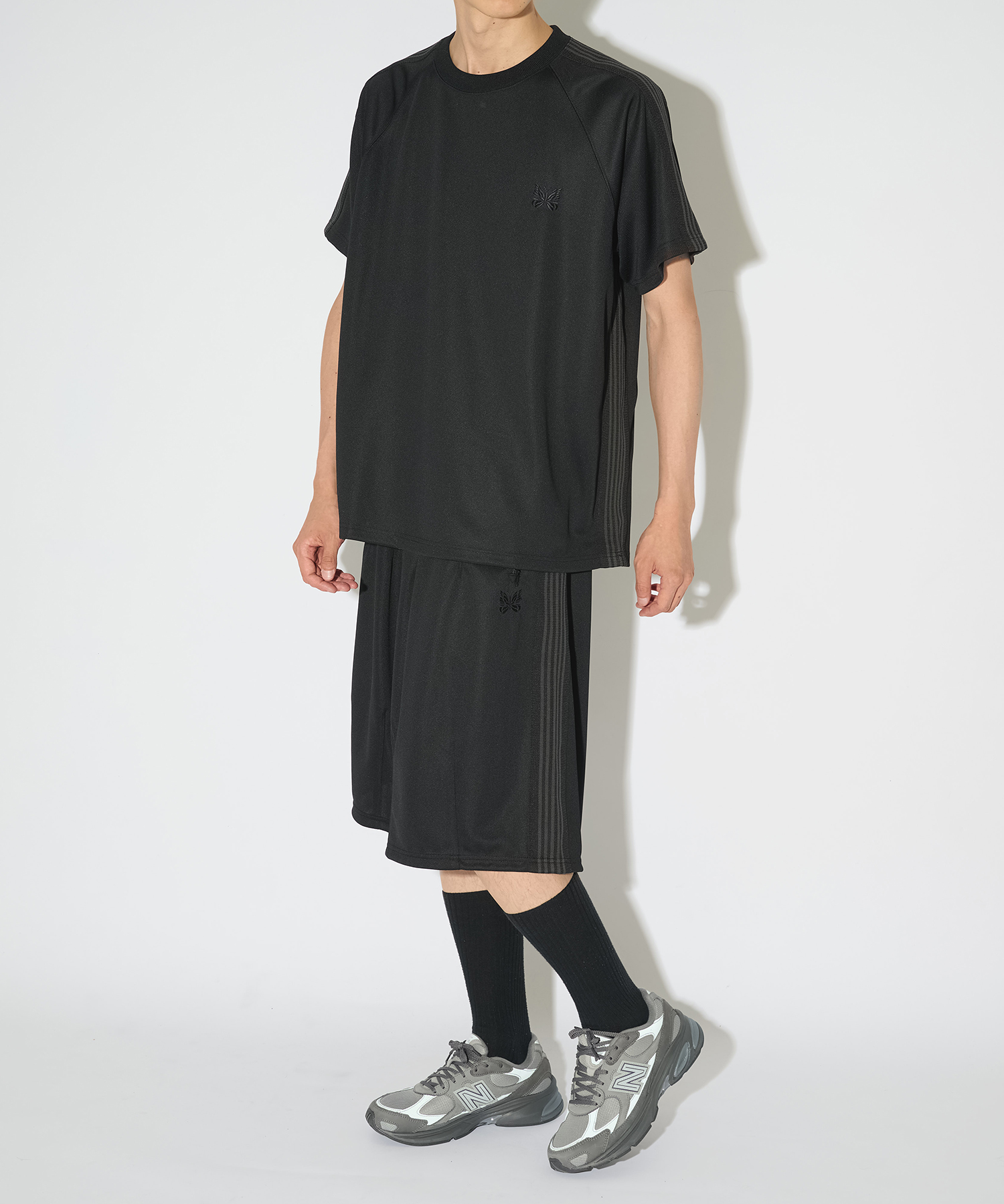 別注 H.D. Track Short - Poly Mesh NEEDLES