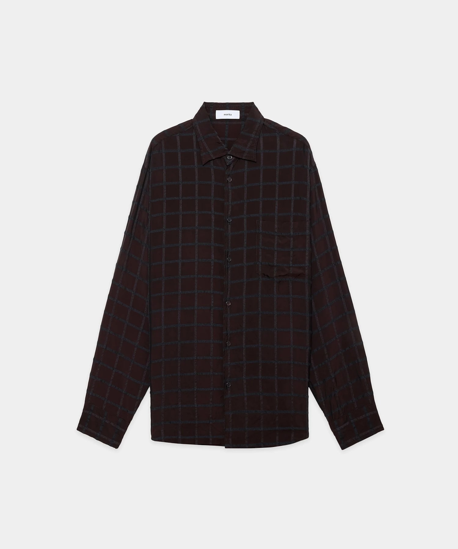 SEMI SPREAD COLLAR SHIRT MARKAWARE/marka