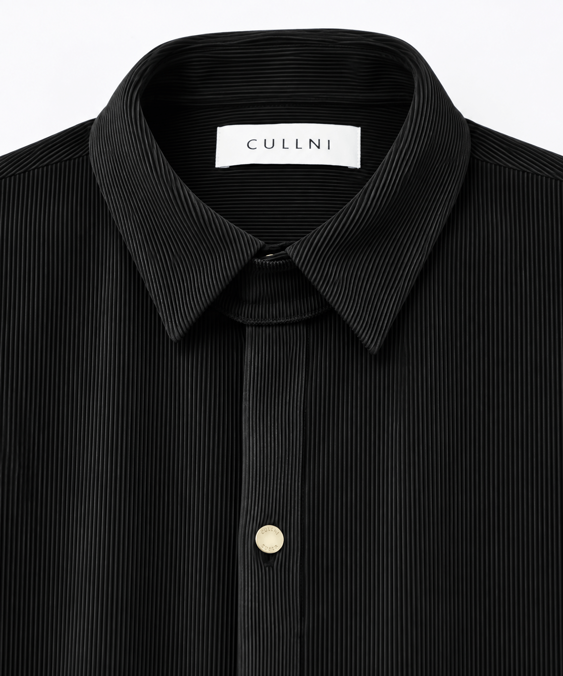 EX.Cord Pique Chin Tab Long Sleeve Shirt CULLNI