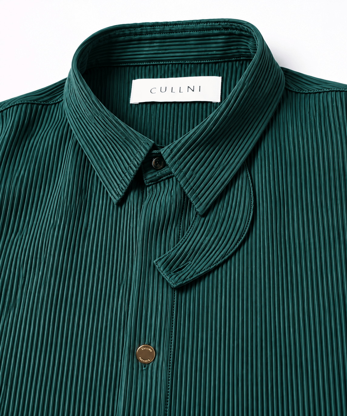 EX.Cord Pique Chin Tab Long Sleeve Shirt CULLNI