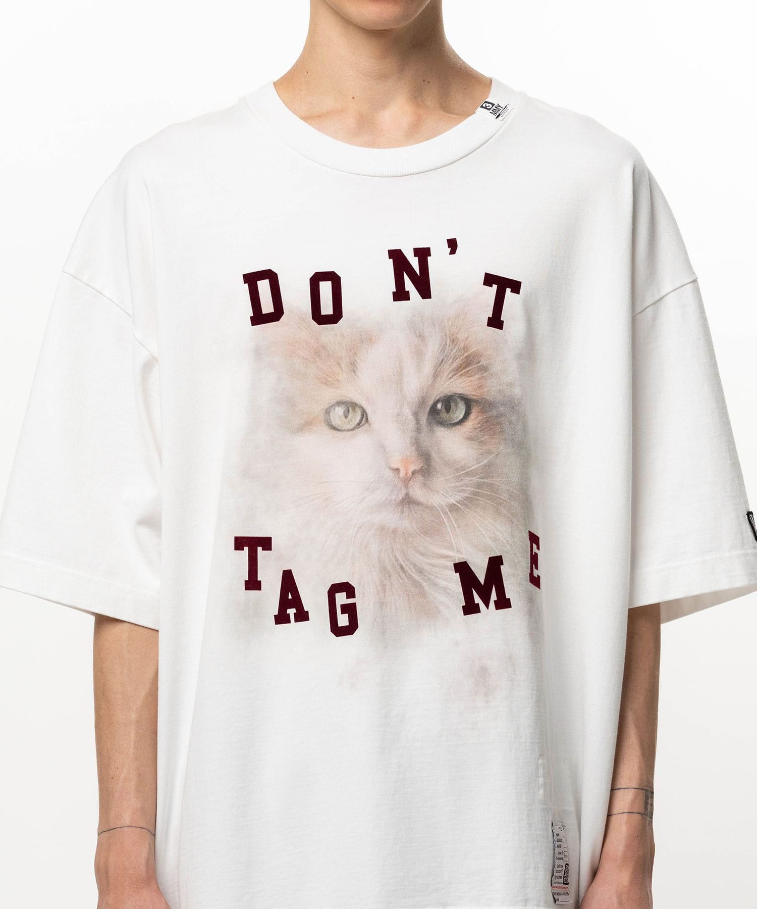 CAT PRINTED TEE Maison MIHARA YASUHIRO
