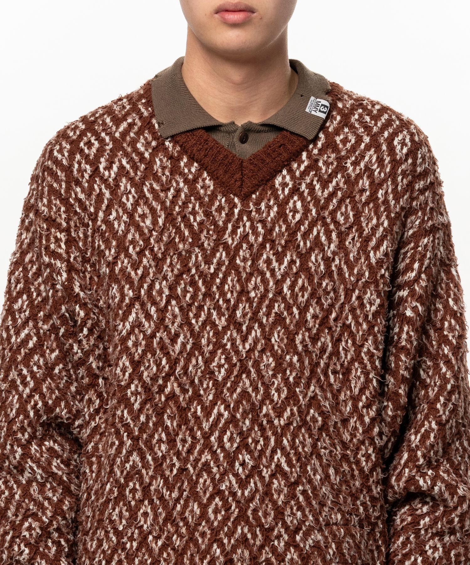 LAYERED KNIT PULLOVER Maison MIHARA YASUHIRO