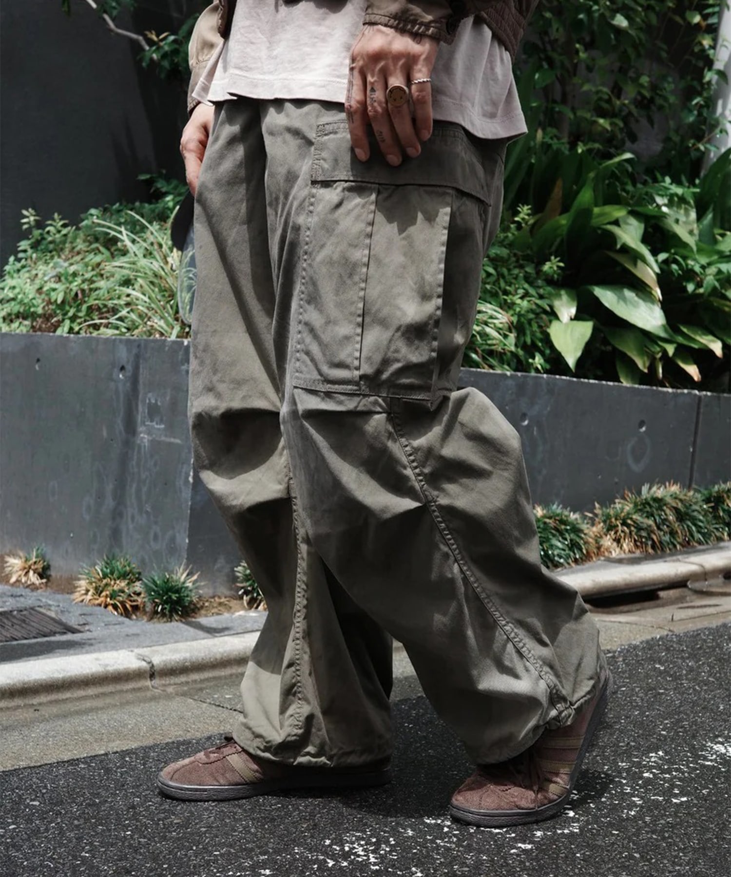 FADED CARGO EASY PANTS ANACHRONORM