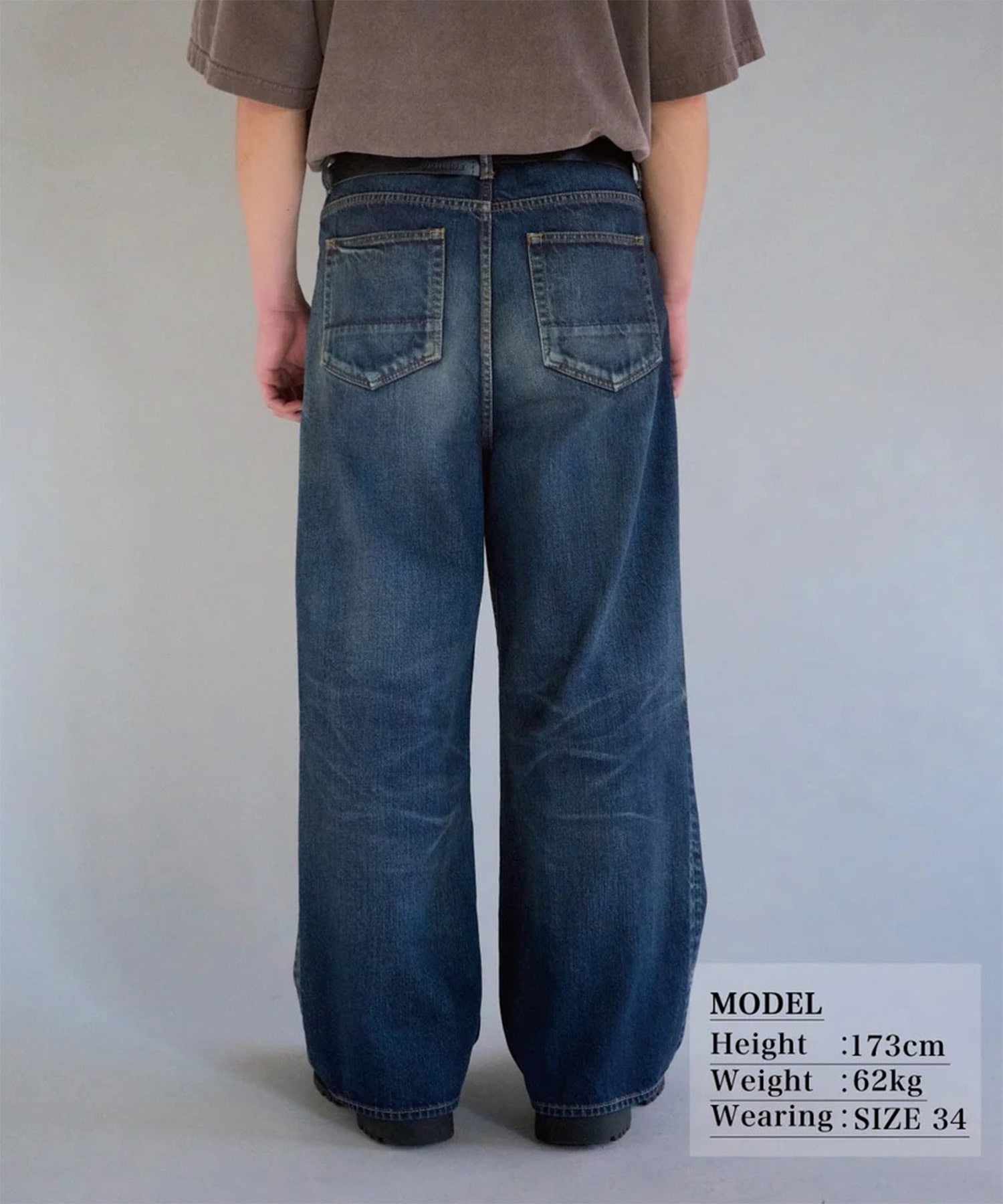 REMAKED WIDE 5P DENIM PANTS ANACHRONORM