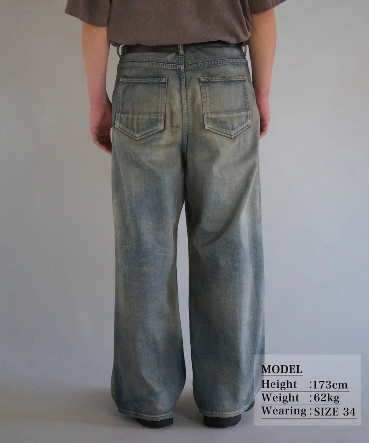 REMAKED WIDE 5P DENIM PANTS ANACHRONORM
