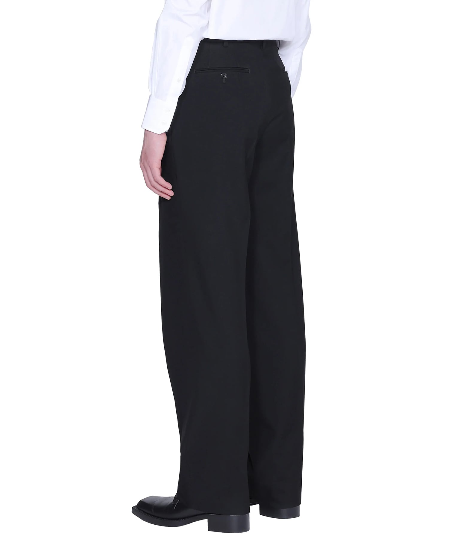 WOOL PLEATED TROUSERS JOHN LAWRENCE SULLIVAN