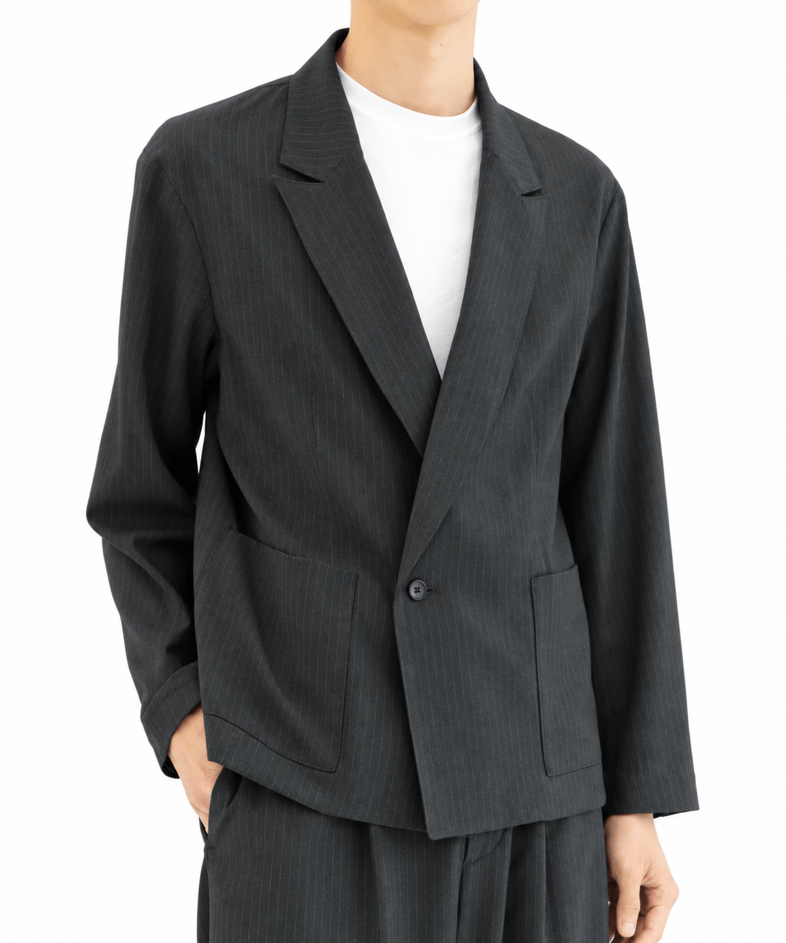 Stripe Amunzen semi-Jacket STUDIOUS