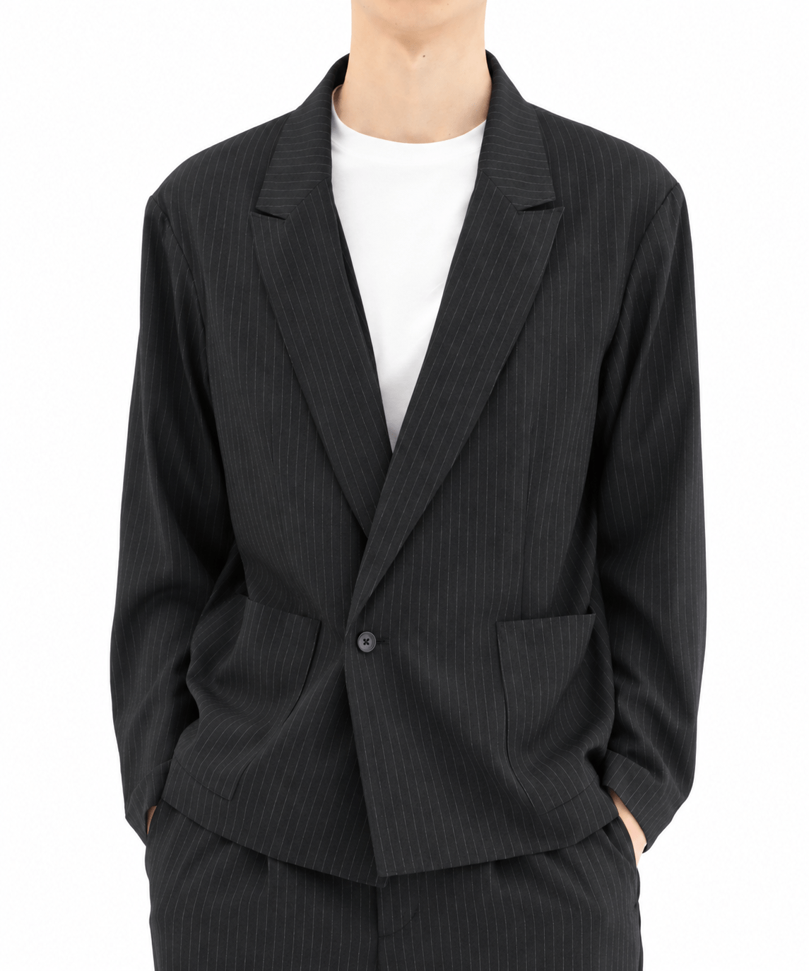 Stripe Amunzen semi-Jacket STUDIOUS