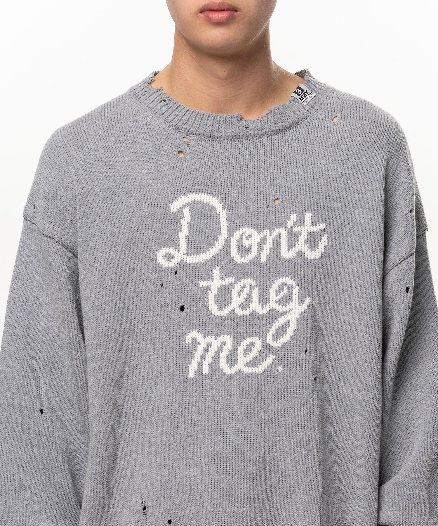 LETTERED KNIT PULLOVER Maison MIHARA YASUHIRO