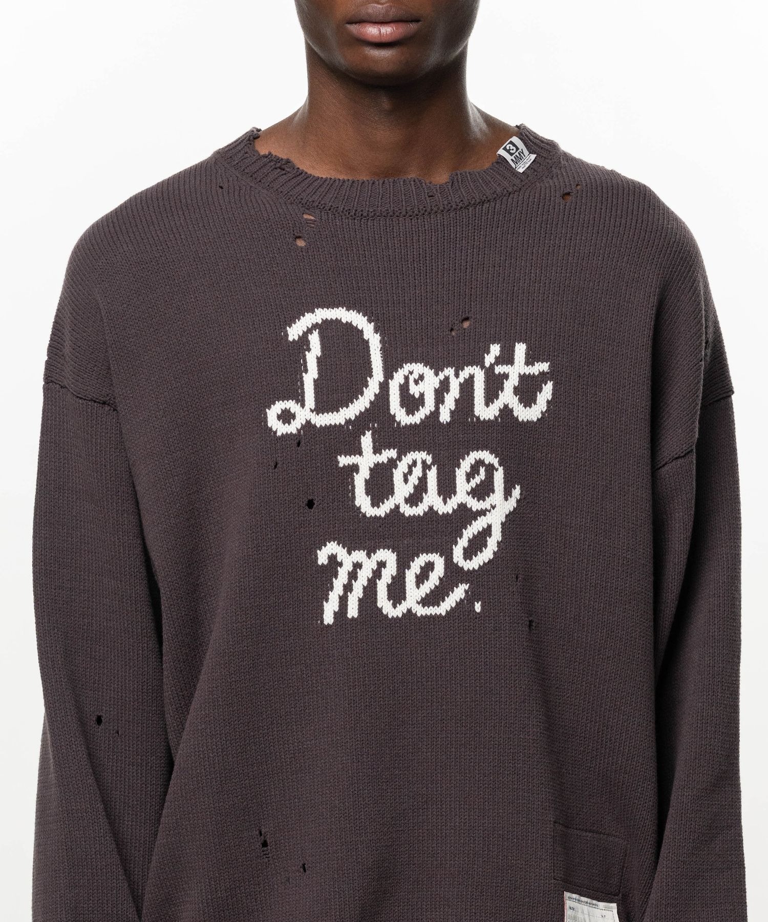 LETTERED KNIT PULLOVER Maison MIHARA YASUHIRO