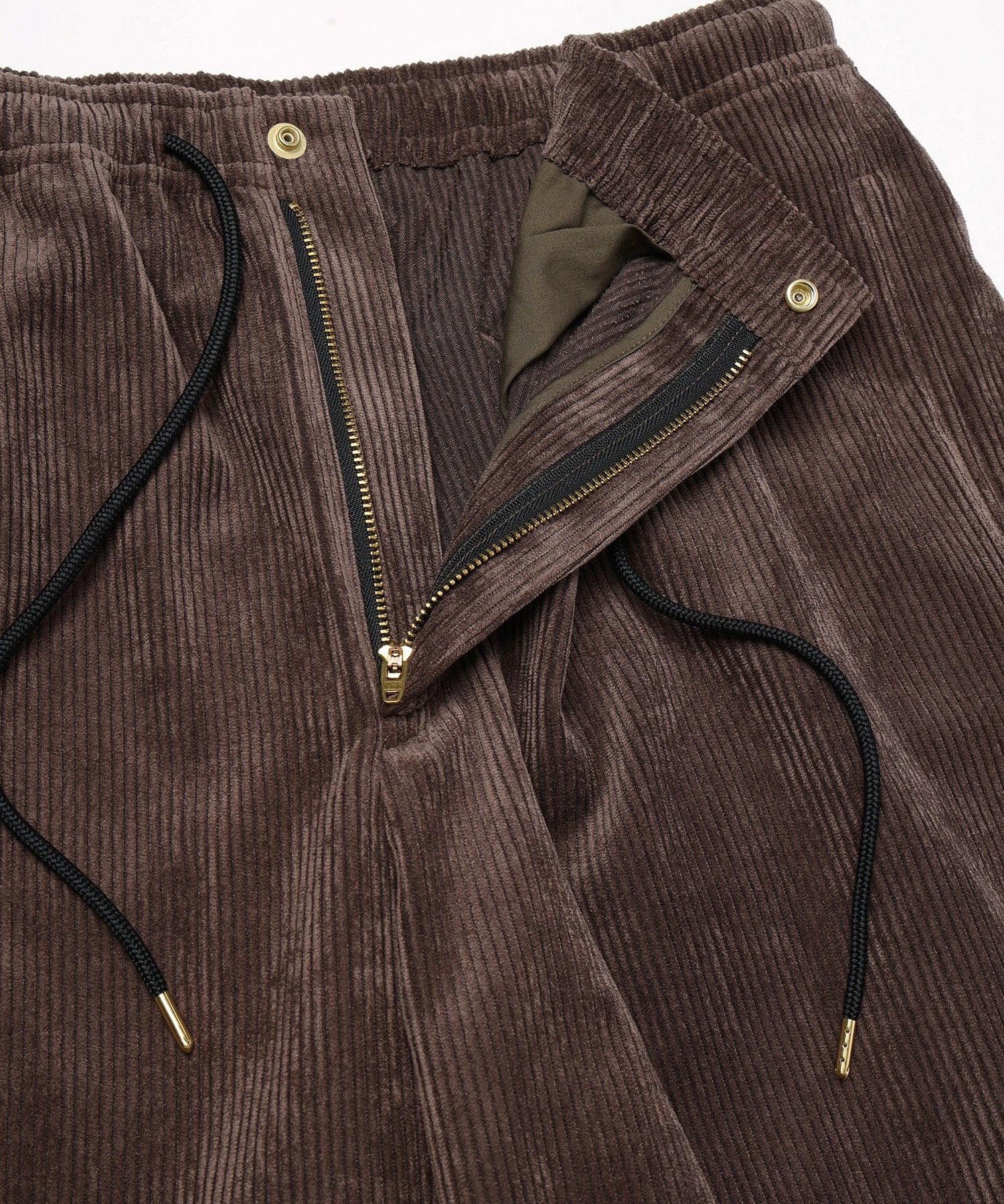 Wide Wale Corduroy Drawstring Wide Pants CULLNI