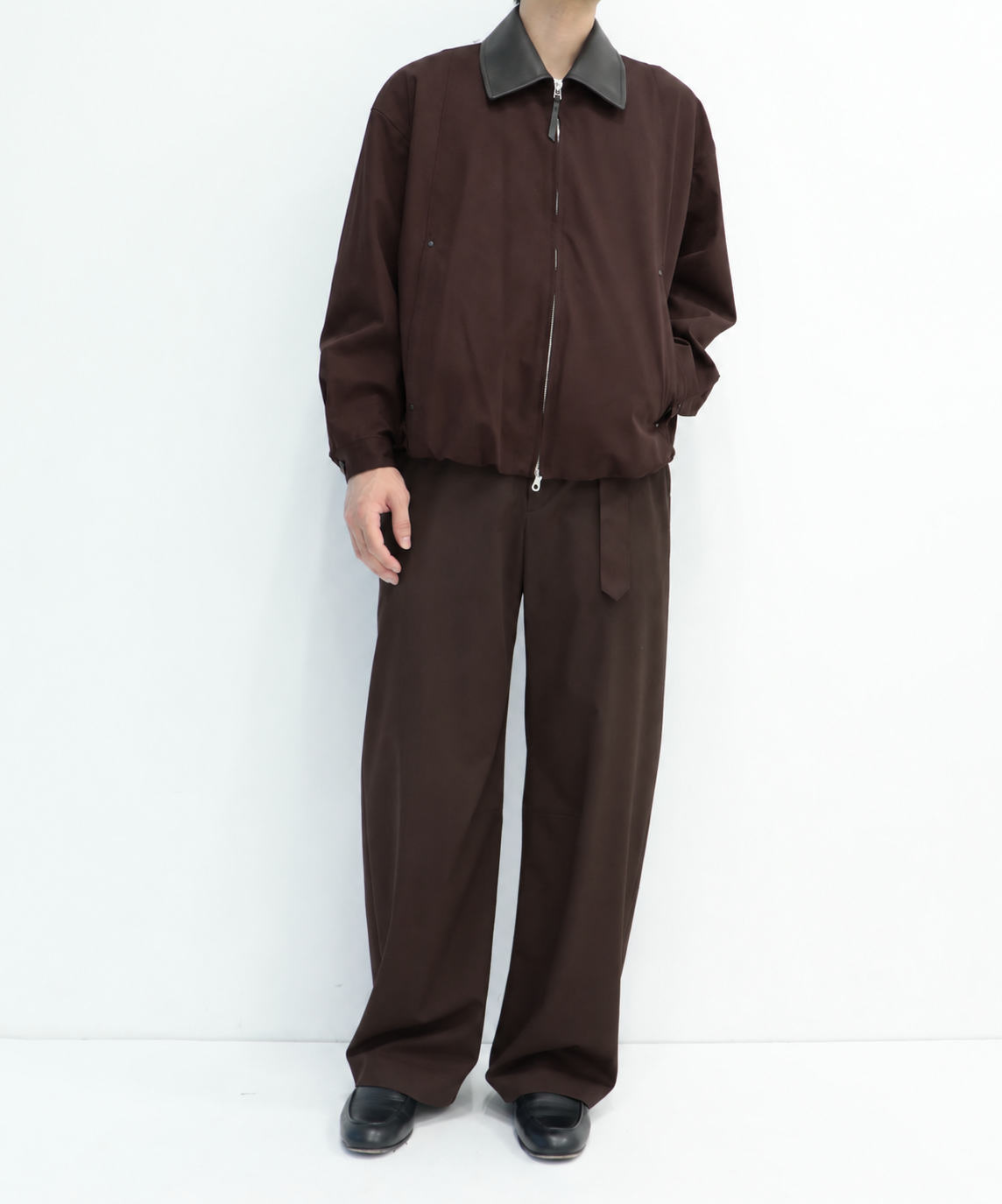 Belted Barrel Slacks STUDIOUS