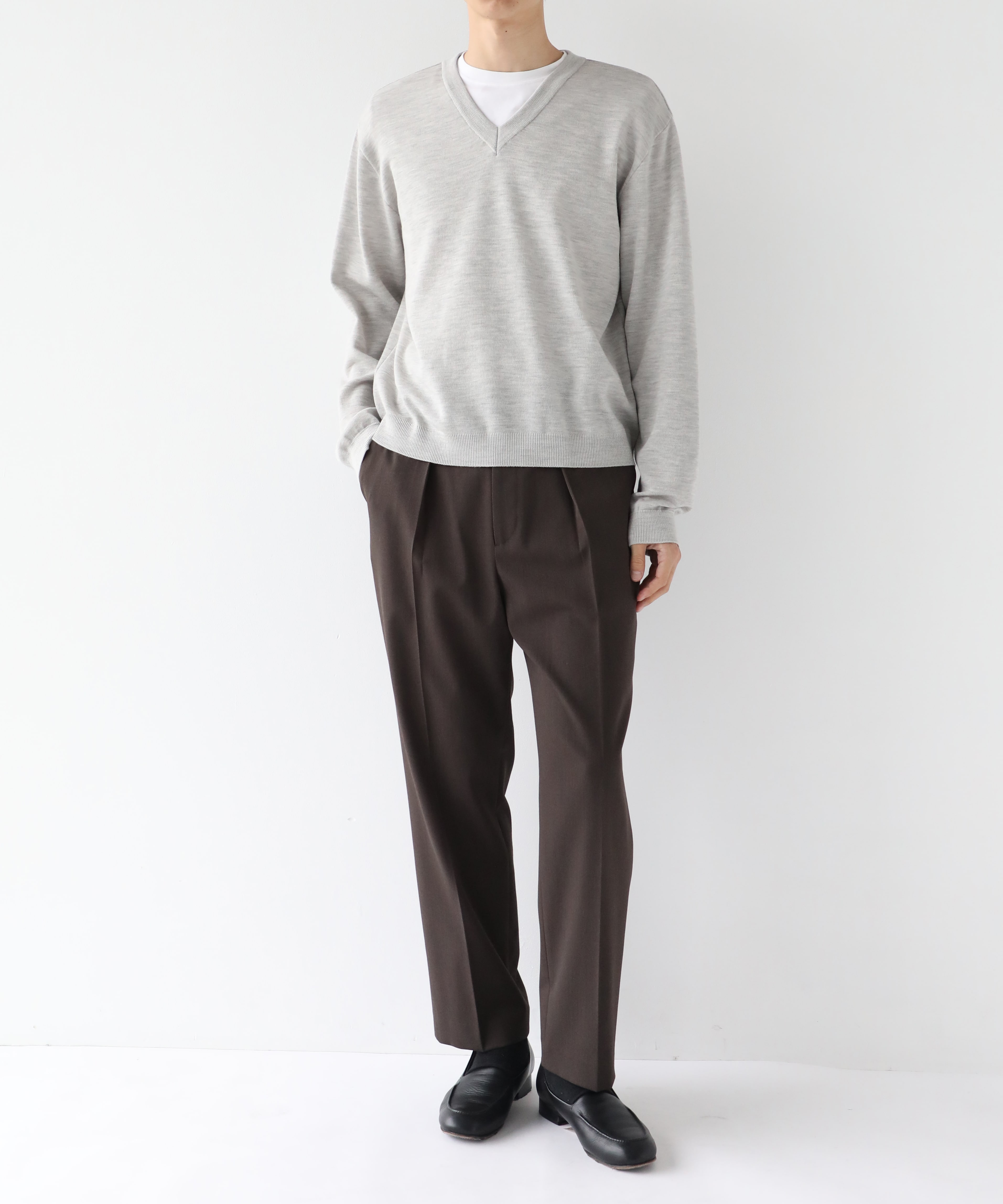 Non-Mulesed W Pegtop Slacks STUDIOUS