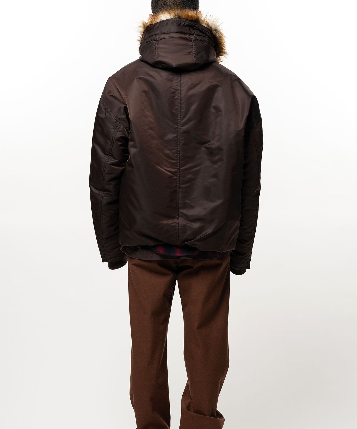 BOTTOM FOLDED HOODED BL Maison MIHARA YASUHIRO