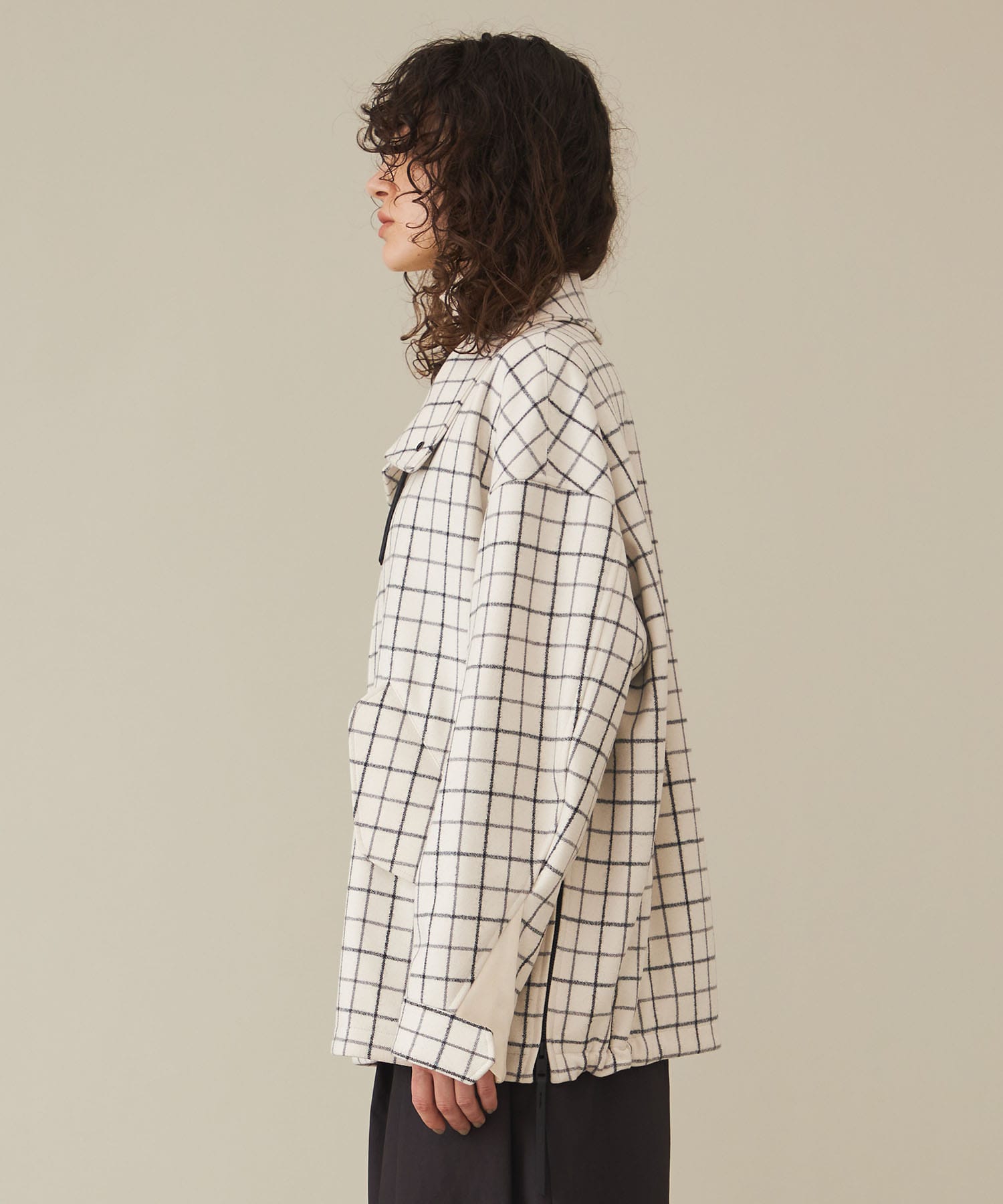 RERACS WOOL HARRINGTON JKT(38 IVORY): THE RERACS: WOMENS