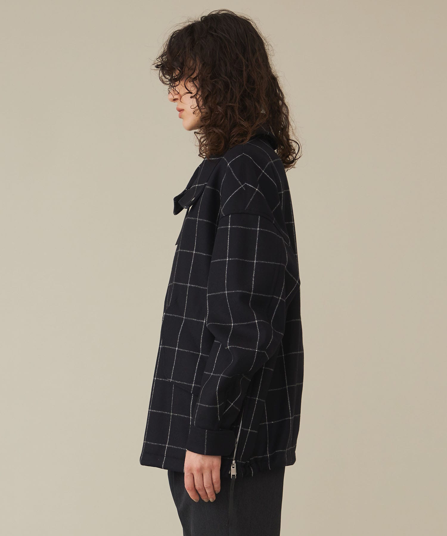 RERACS WOOL HARRINGTON JKT THE RERACS