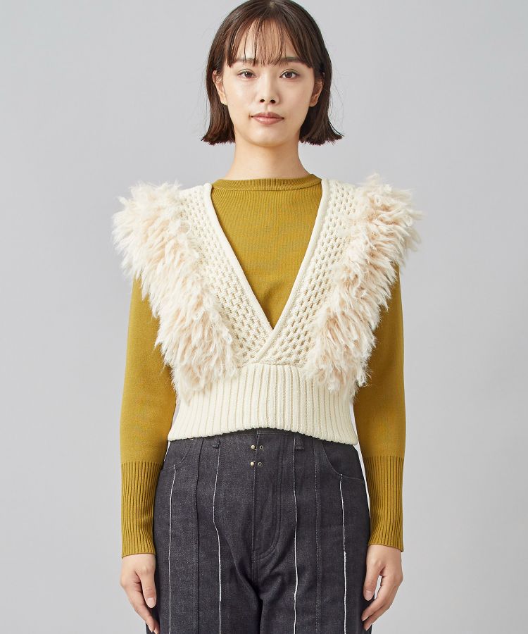 別注Patchwork Fringe Top LEINWANDE