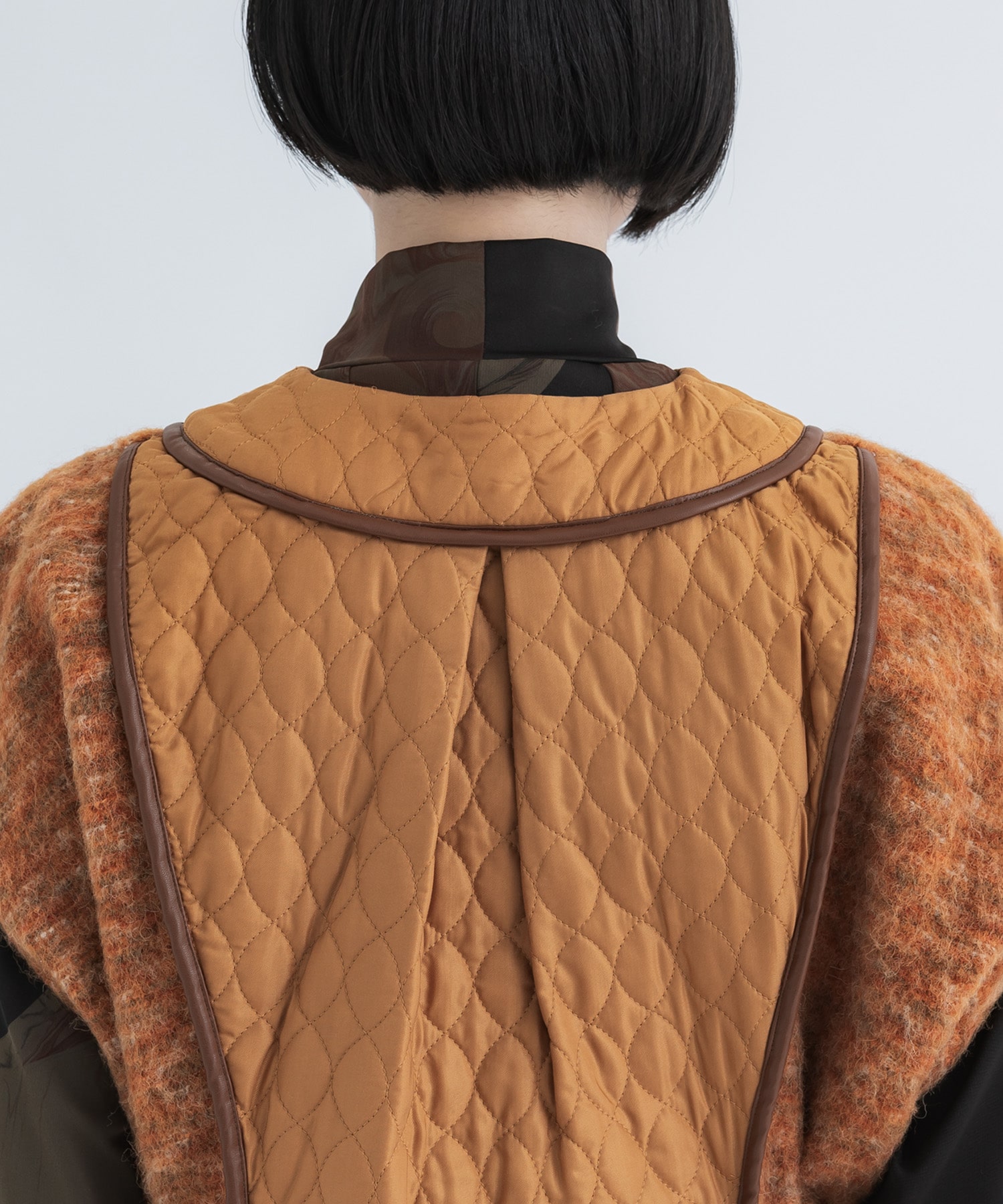 Alpaca Blend Shaggy Wool Vest(2 BROWN): Mame Kurogouchi: WOMENS