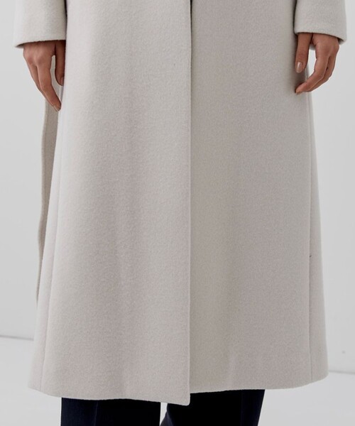 〈CITY〉SUPER120ベルトマークノーカラーコート CITY