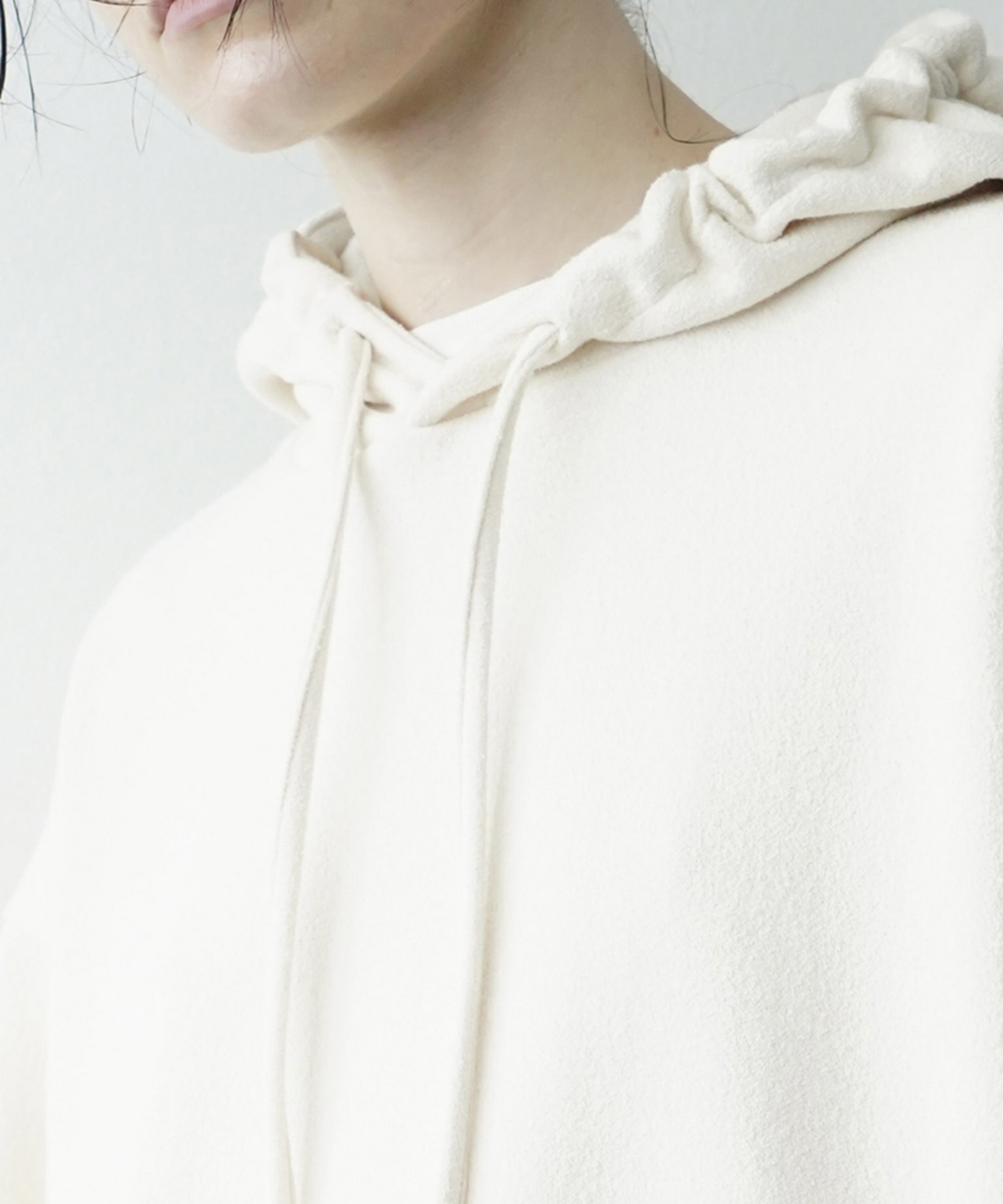 SIDE ZIP WIDE HOODIE(1 IVORY): CLANE: WOMENS｜ STUDIOUS ONLINE公式