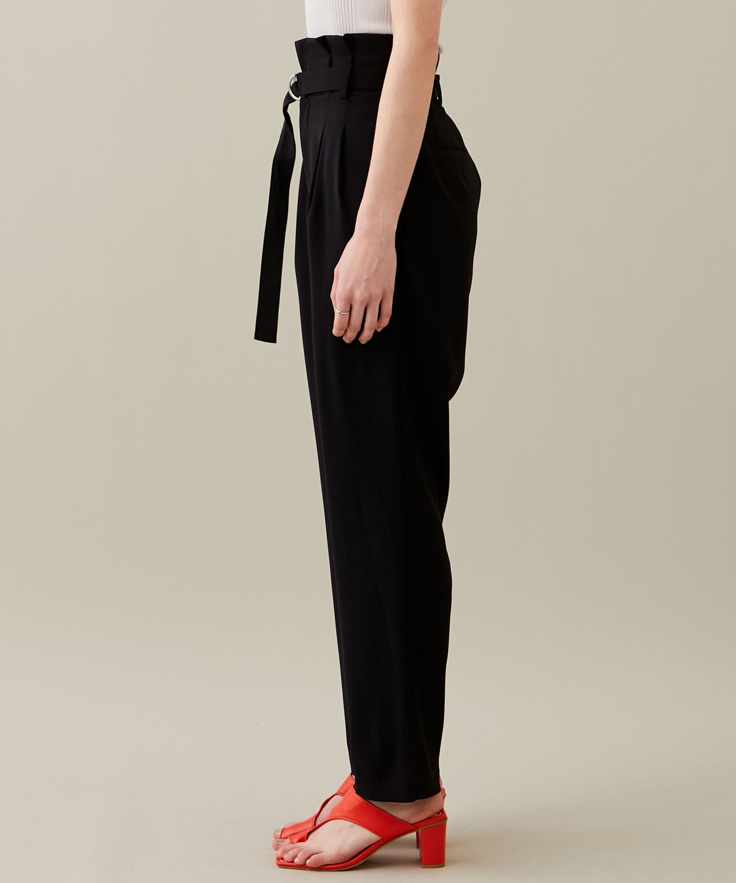 BELTED TAPERED PT(36 BLACK): UN3D.: WOMENS｜ STUDIOUS ONLINE公式