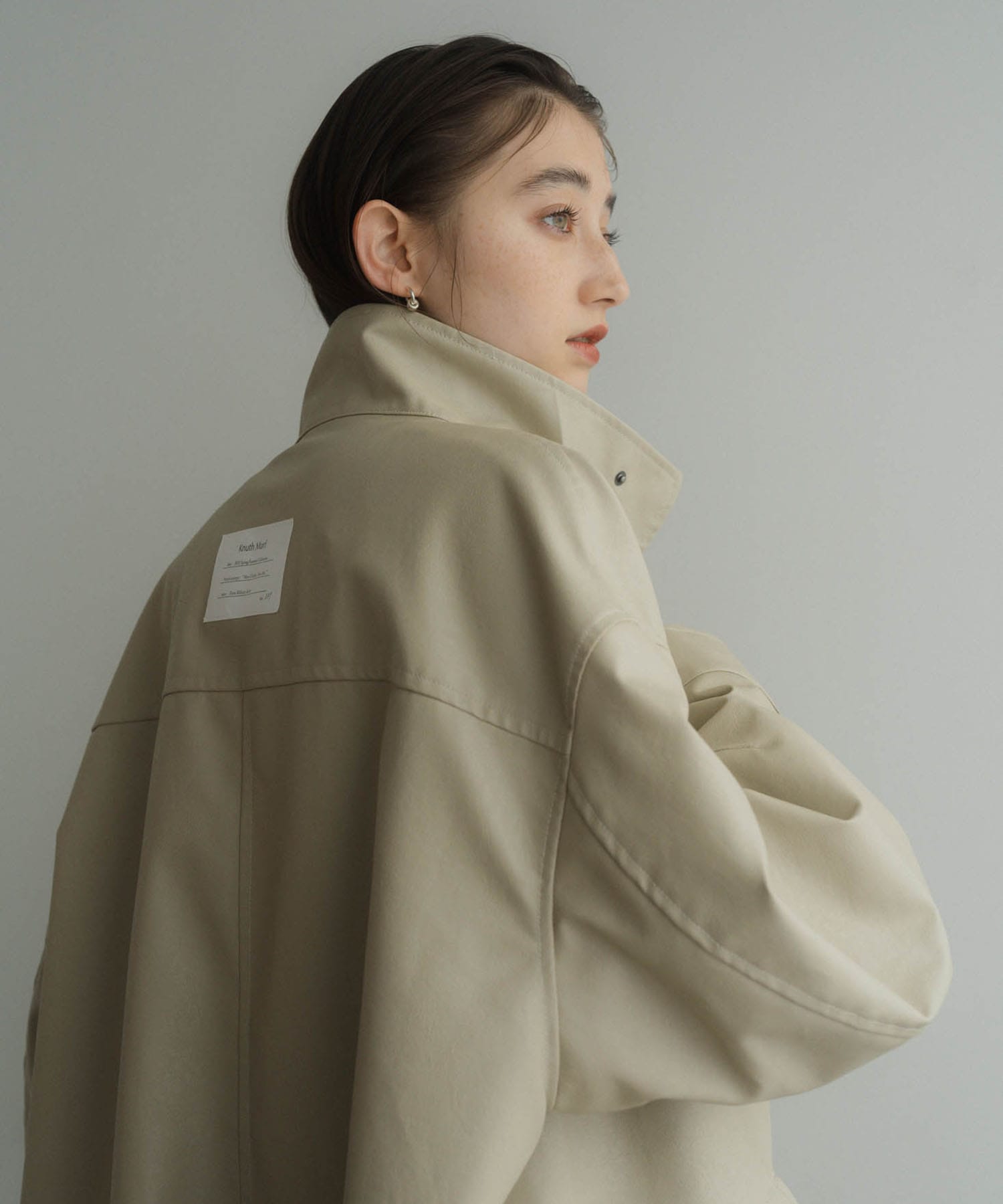 label leather jacket(FREE IVORY): KnuthMarf: WOMENS｜ STUDIOUS