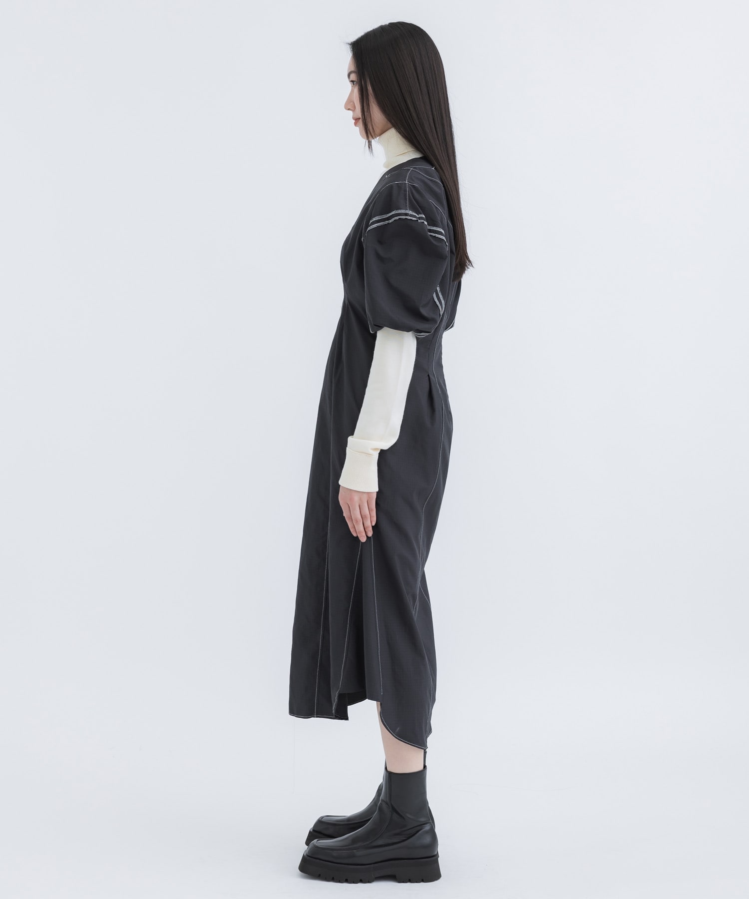 puffy dress(FREE BLACK): AKIKOAOKI: WOMENS｜ STUDIOUS ONLINE公式 