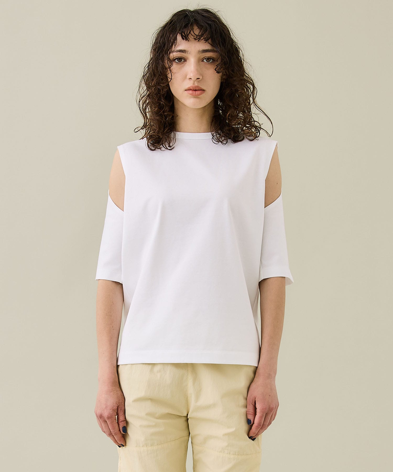 別注〉レイヤードTシャツ(38 WHITE): CINOH: WOMENS｜ STUDIOUS ONLINE