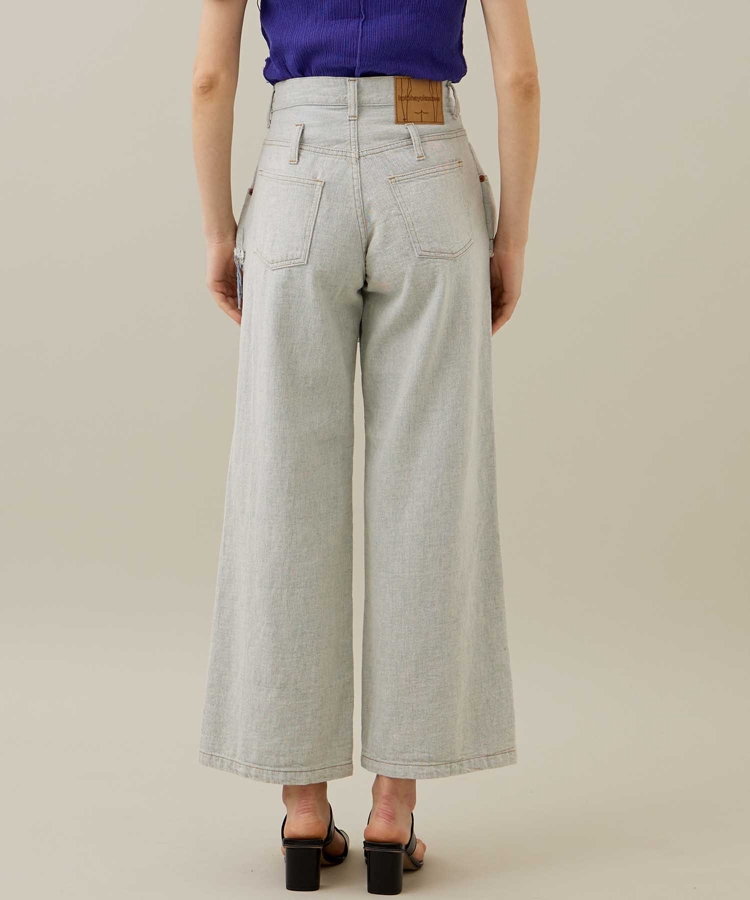 LAYERED DENIM PANTS kotohayokozawa