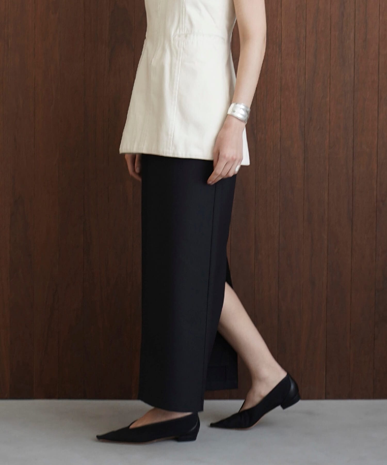 CLANE STRAIGHT LONG SKIRT - ロングスカート