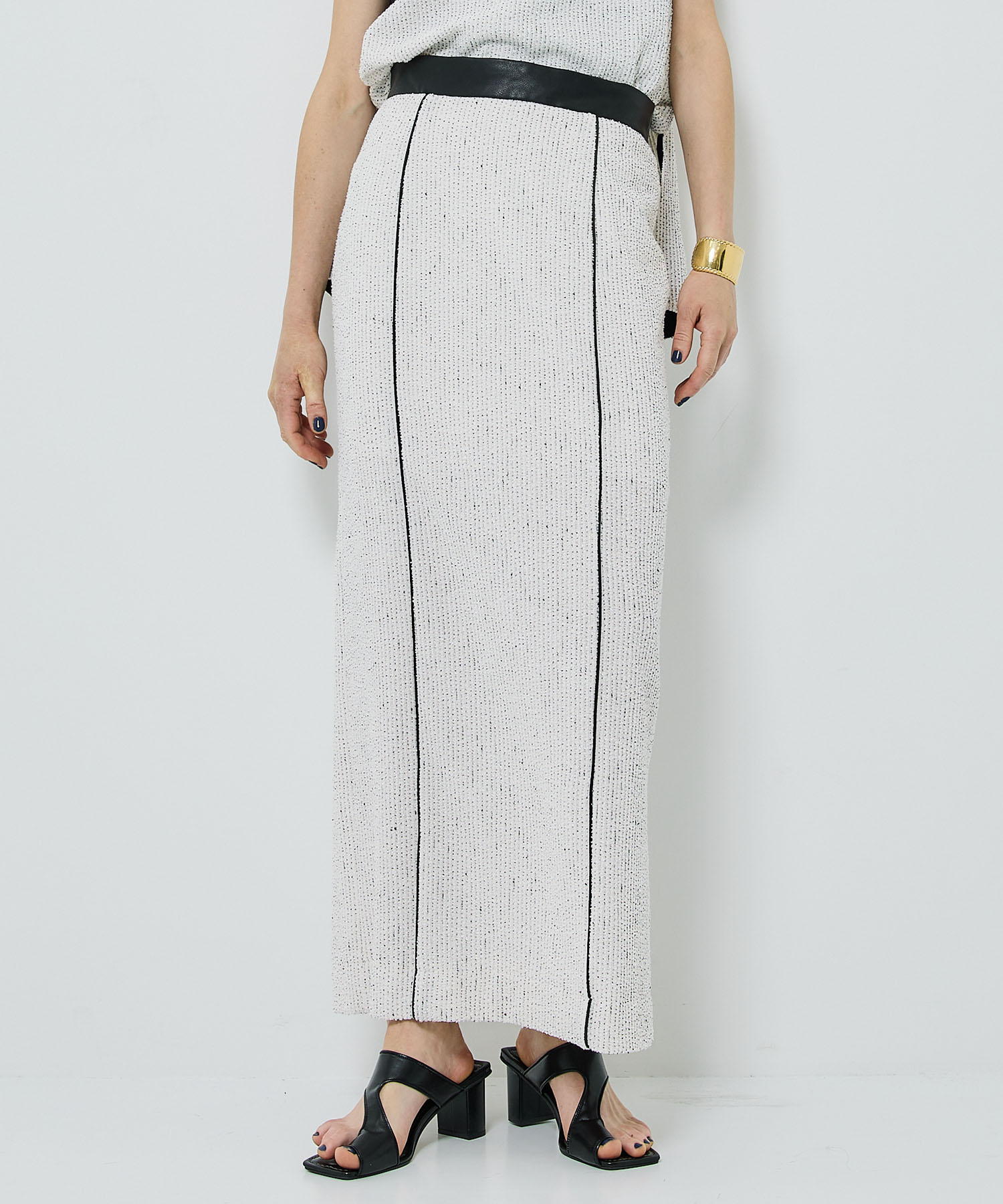 Tweedy Jersey Skirt STUDIOUS