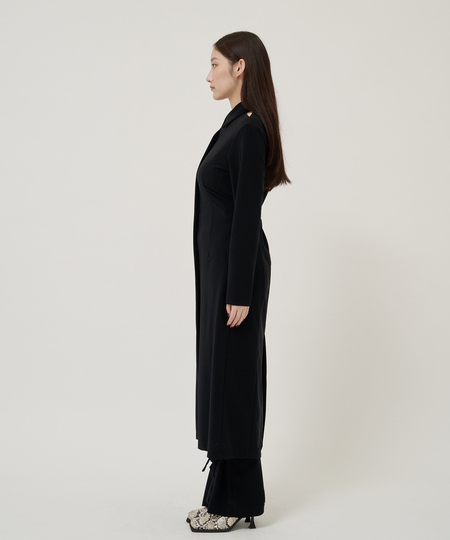 Back Twisted Dress(1 BLACK): STUDIOUS: WOMENS｜ STUDIOUS ONLINE ...