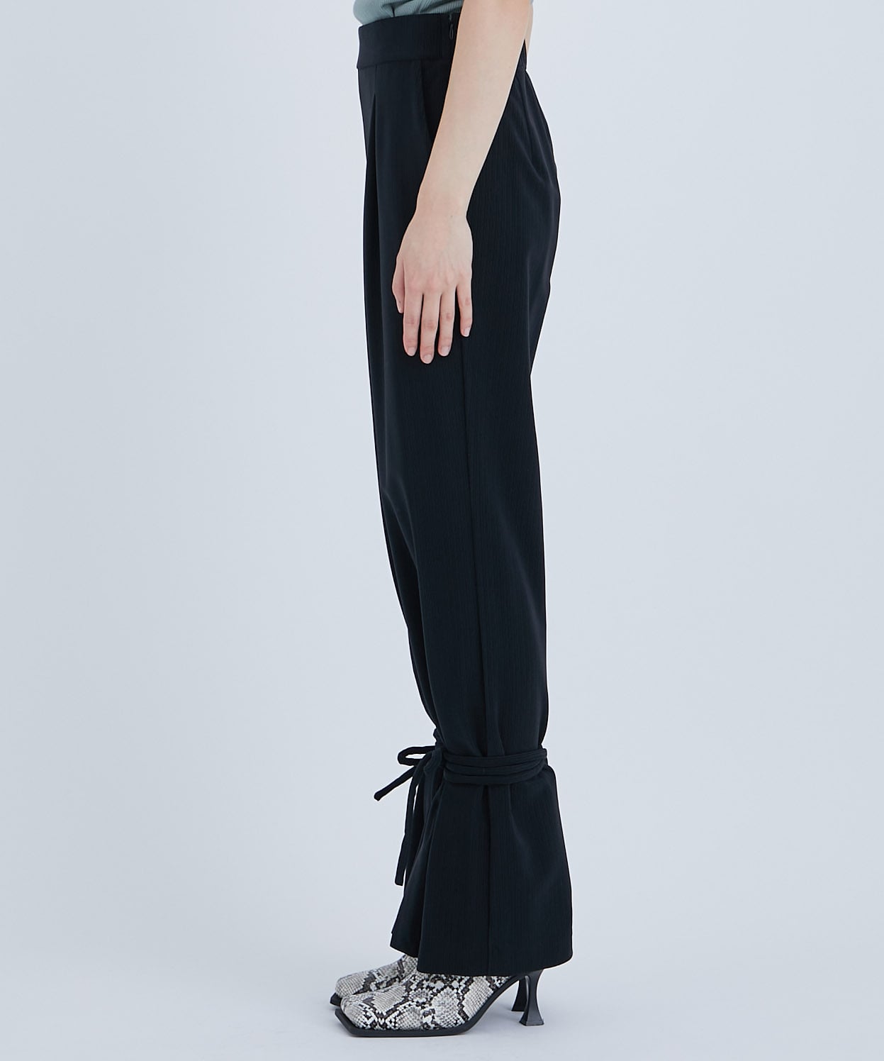 Relax Ancle String Pants(1 BLACK): STUDIOUS: WOMENS｜ STUDIOUS