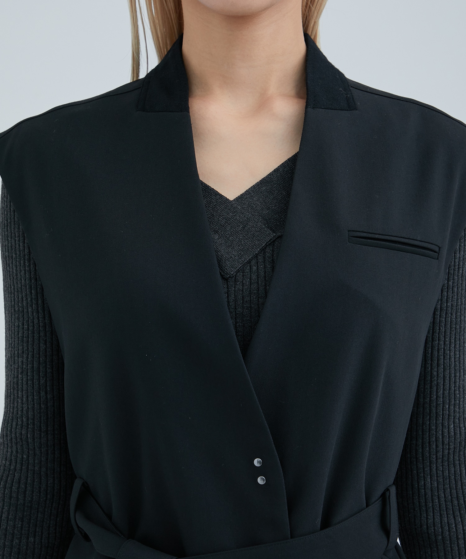 Tailored Military Vest(FREE BLACK): STUDIOUS: WOMENS｜ STUDIOUS 