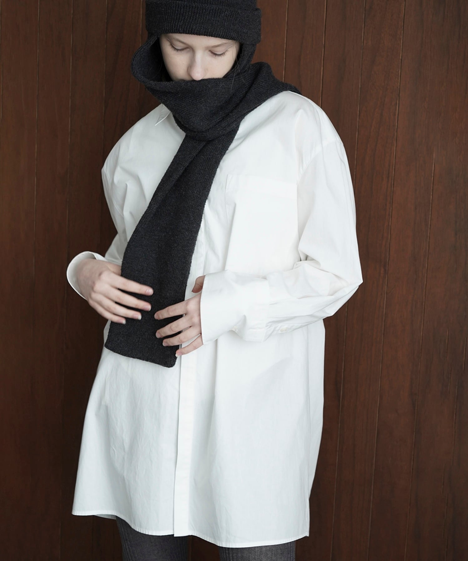 C OVER SHIRT(1 WHITE): CLANE: WOMENS｜ STUDIOUS ONLINE公式通販サイト