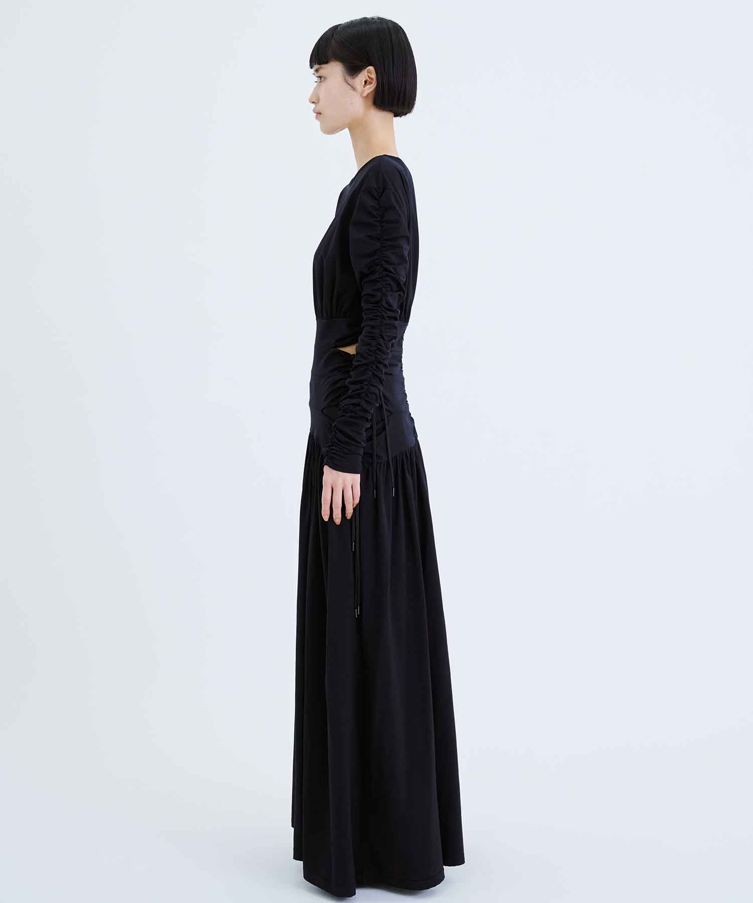 売上超安い 極美品 FETICO 21AW Gathered jersey Dress