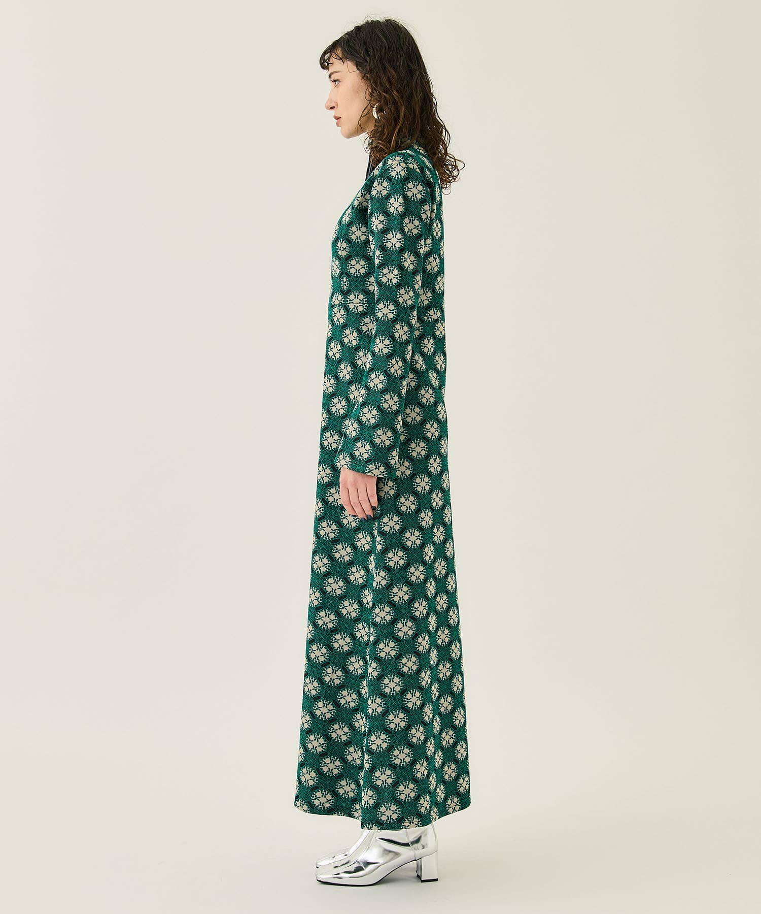 jacquard flare OP(1 GREEN): FUMIE=TANAKA: WOMENS｜ STUDIOUS ONLINE