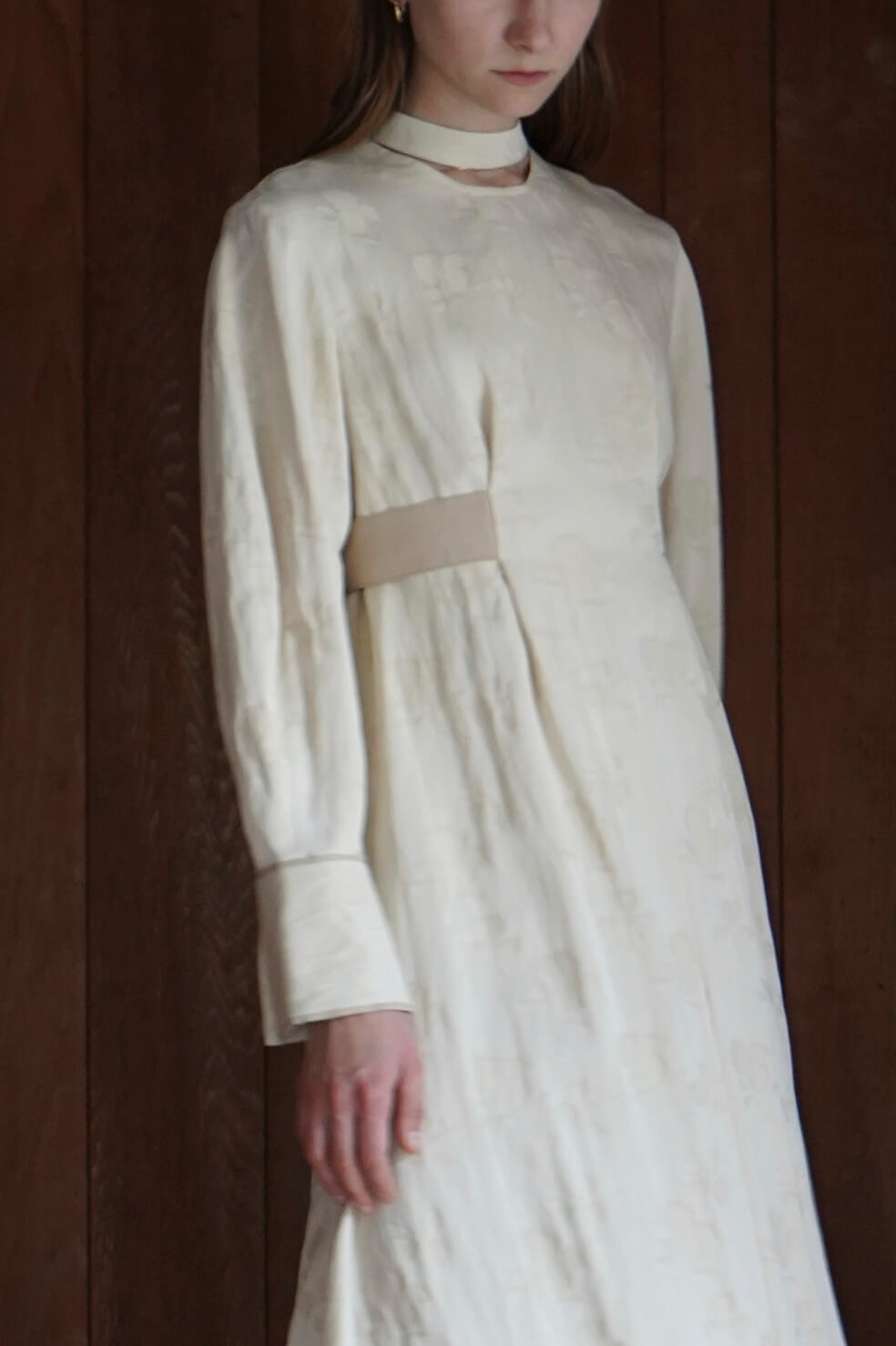 VINTAGE FLOWER SATIN ONEPIECE(1 IVORY): CLANE: WOMENS｜ STUDIOUS 