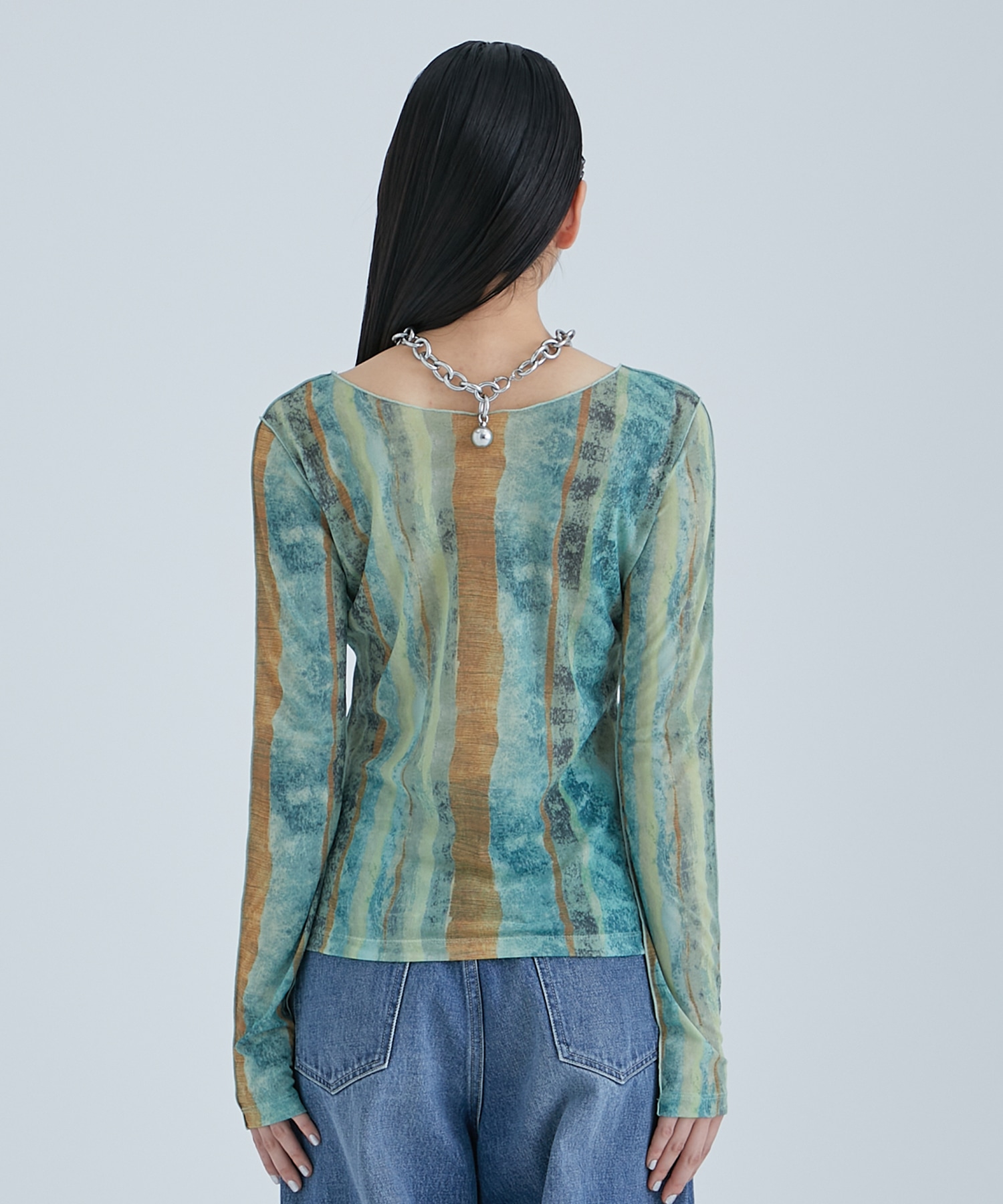 Art Stripe Skin Top(FREE MULTI): STUDIOUS: WOMENS｜ STUDIOUS