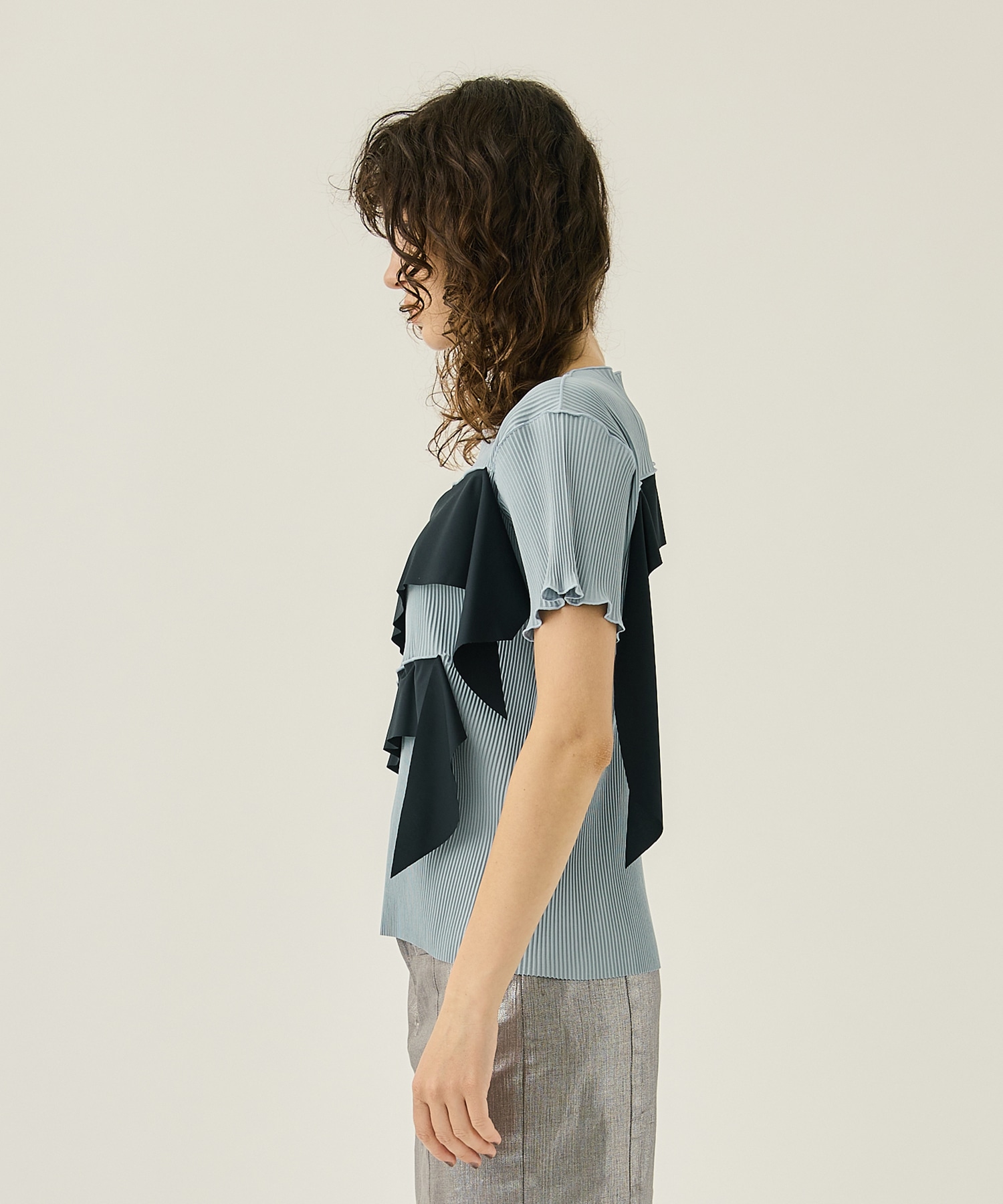 Todo wave short sleeve top(FREE GREY): kotohayokozawa: WOMENS