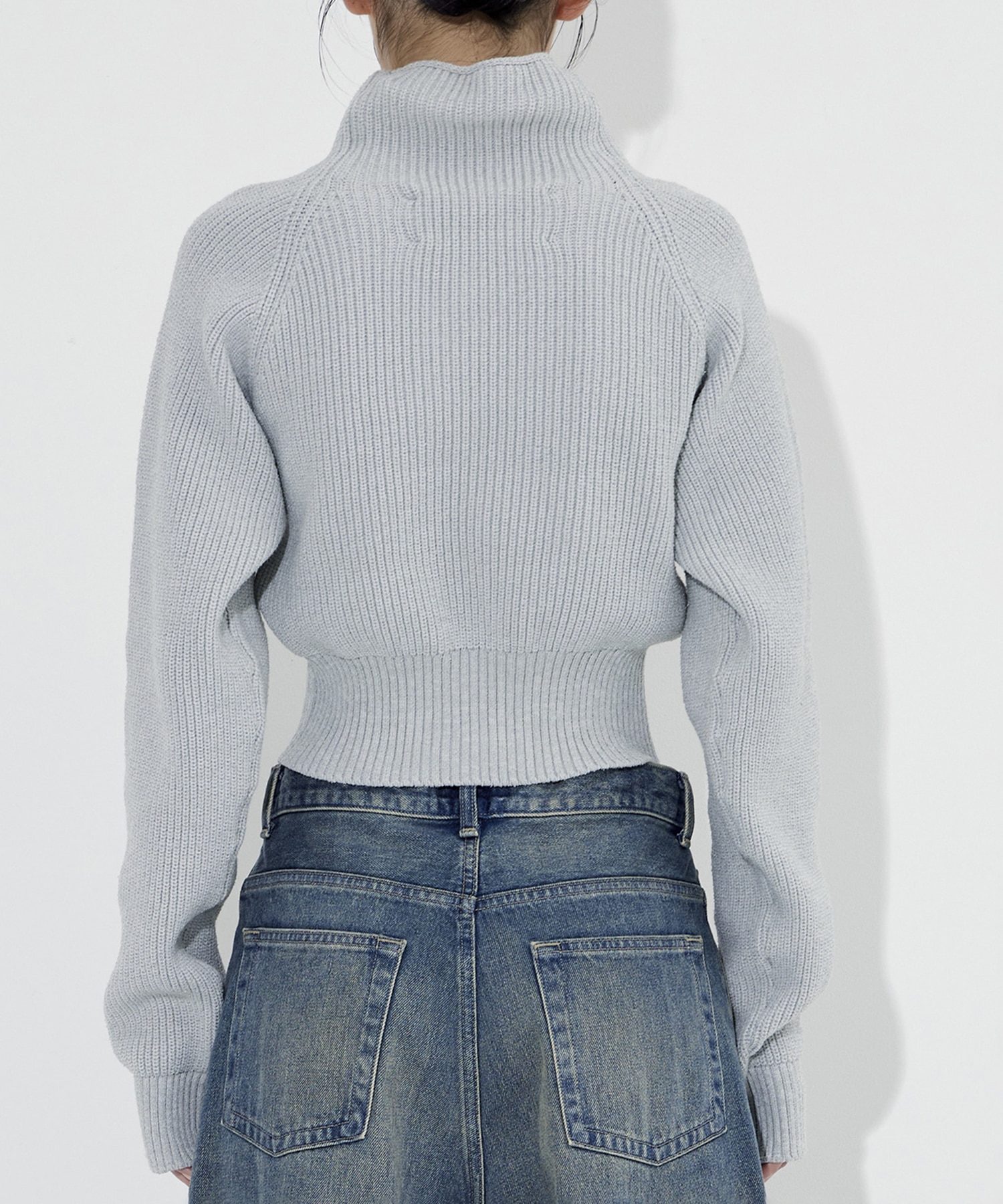 Cropped Chanky Knit Top STUDIOUS